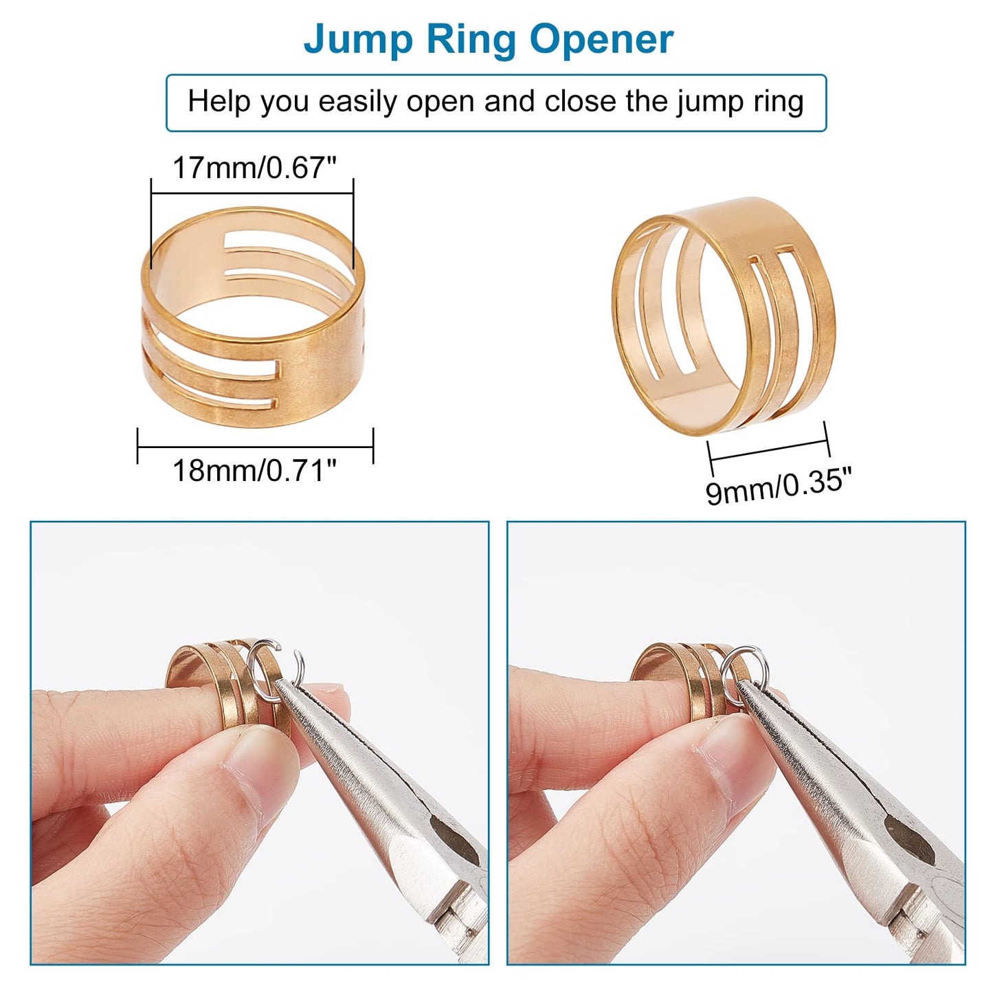 1000pcs 304 Stainless Steel Jump Rings, 18-Gauge Open Jump Ring 4/5/6/8/9/10mm Connector Rings O Ring Chainmail Rings for Earring Bracelet Necklace Jewelry Keychain DIY Craft Making