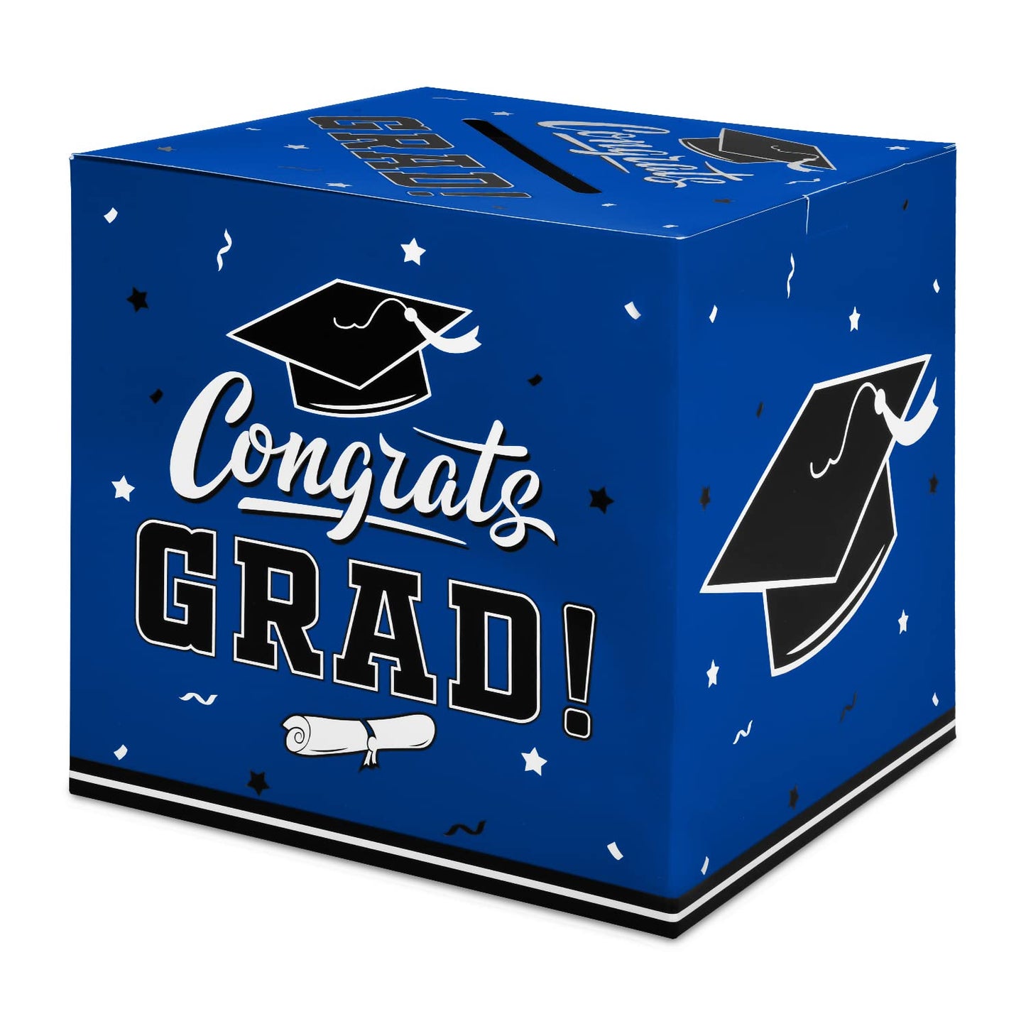 Gatherfun Graduation Decorations 2026 Graduation Box Graduation Card Box for Graduation Gift Graduation Party Favors Decor Party Supplies Blue