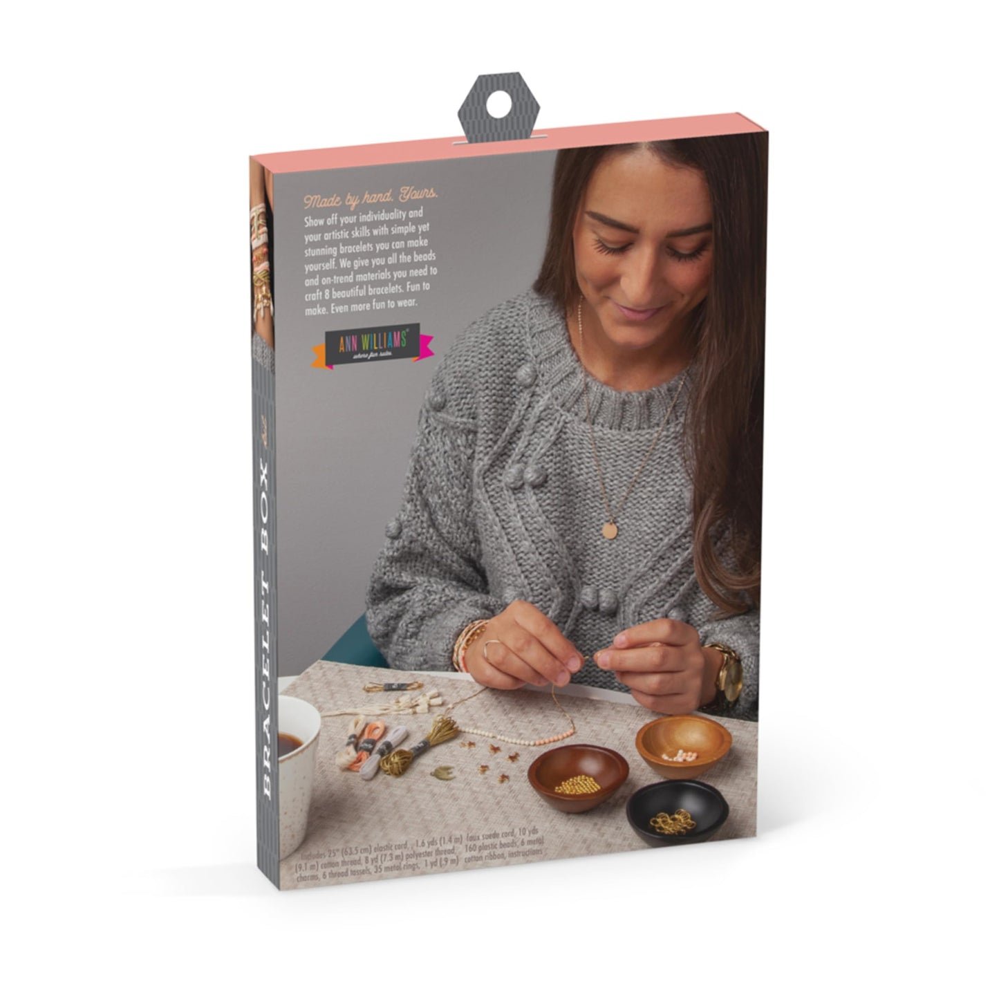 Craft Crush Bracelet Making Kit - Friendship Bracelet Kit, Jewelry Making Supplies, Arts and Crafts, Sleepover Activities, Bracelets for Teen Girls, Ages 13+