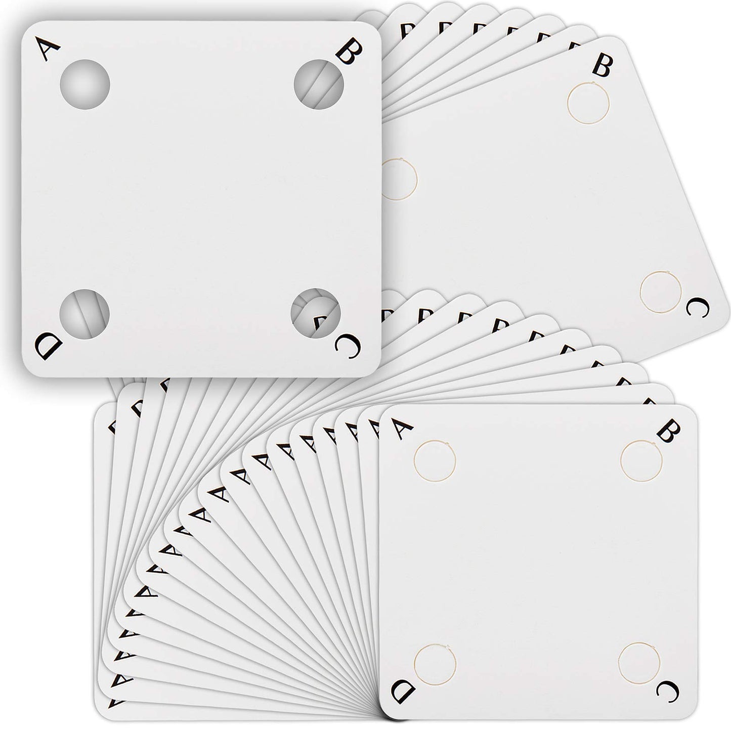 50 Pieces Weaving Cards Tablet Weaving Card Paper Loom Cards for Loom or Inkle Loom Supplies