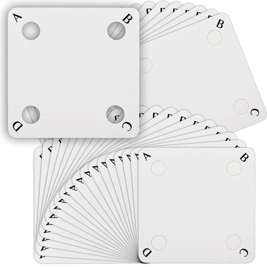 50 Pieces Weaving Cards Tablet Weaving Card Paper Loom Cards for Loom or Inkle Loom Supplies
