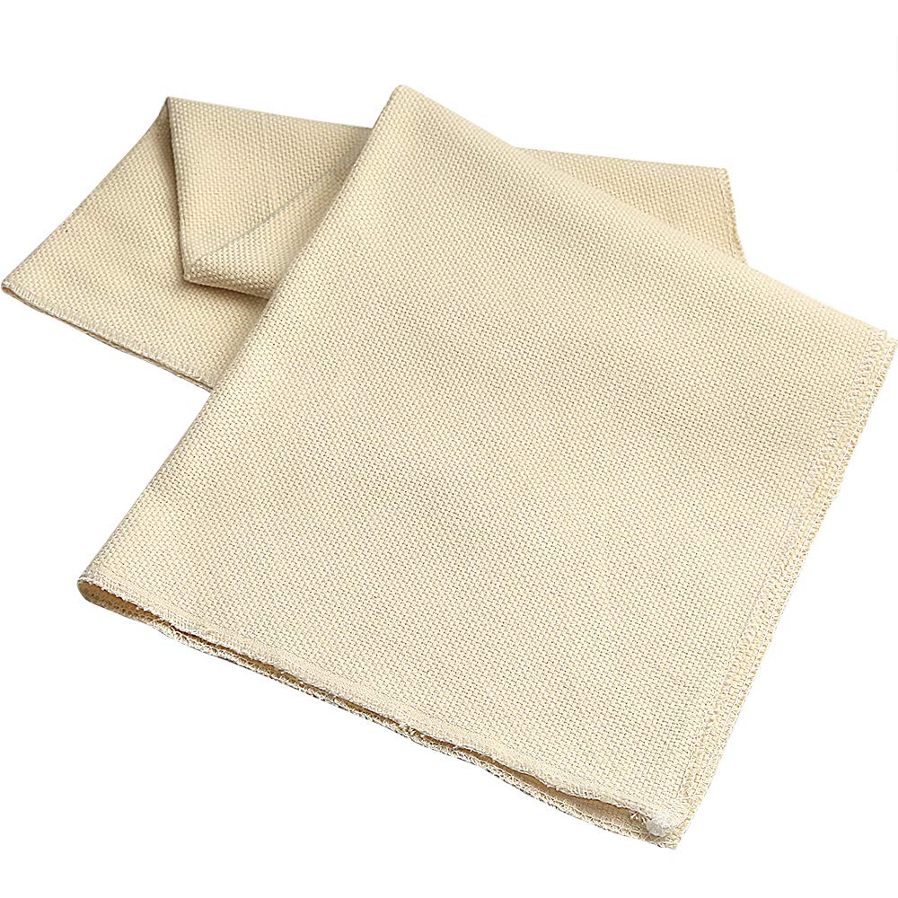 Pllieay Tufting Cloth Punch Needle Fabric, Embroidery Fabric, Monks Cloth for Punch Needle Embroidery Rug-Punch & Pinch Needle, 26.4 x 19.3 Inch