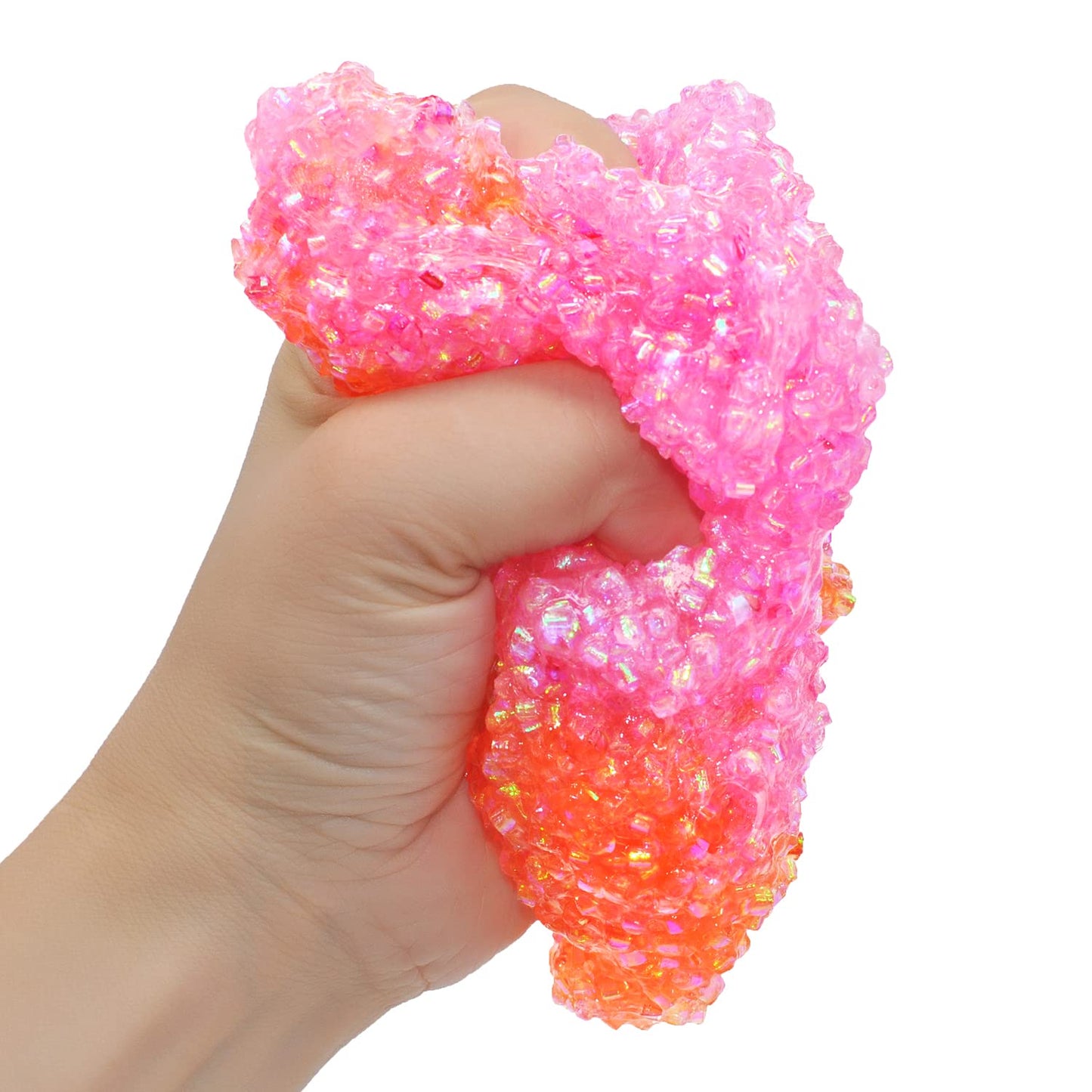 Newest Crunchy Slime Glimmer Slime with Strawberry Blitz Slime with Orange,Leaf Butter Slime kit for Girls,Super Soft and Non-Sticky, Birthday Gifts Party Favors for Girl and Boys (12oz)