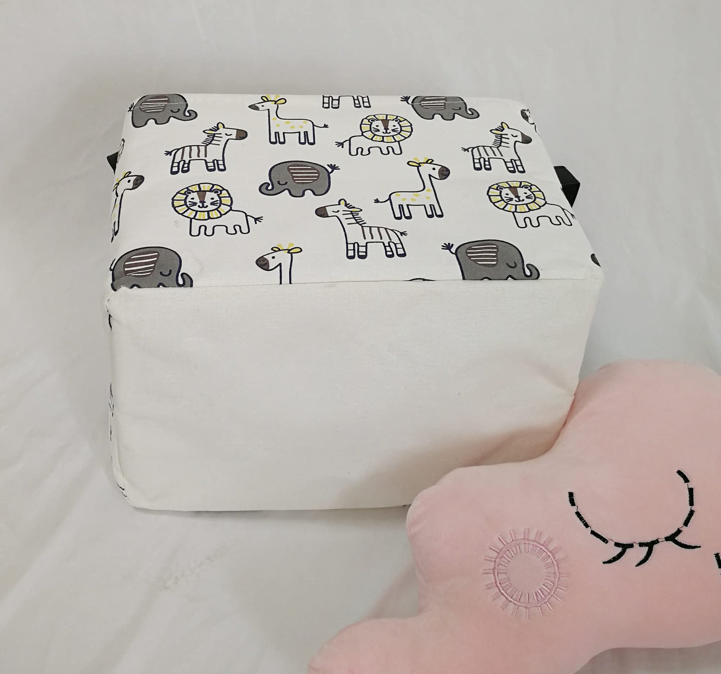 MAIZMZ Rectangular Storage Basket Collapsible Organizer Bin Waterproof Toy Box for Organizing Home/Dorm/Kitchen/Pet/Office/Closet/Shelf/Gift Baskets (animal), Yellow