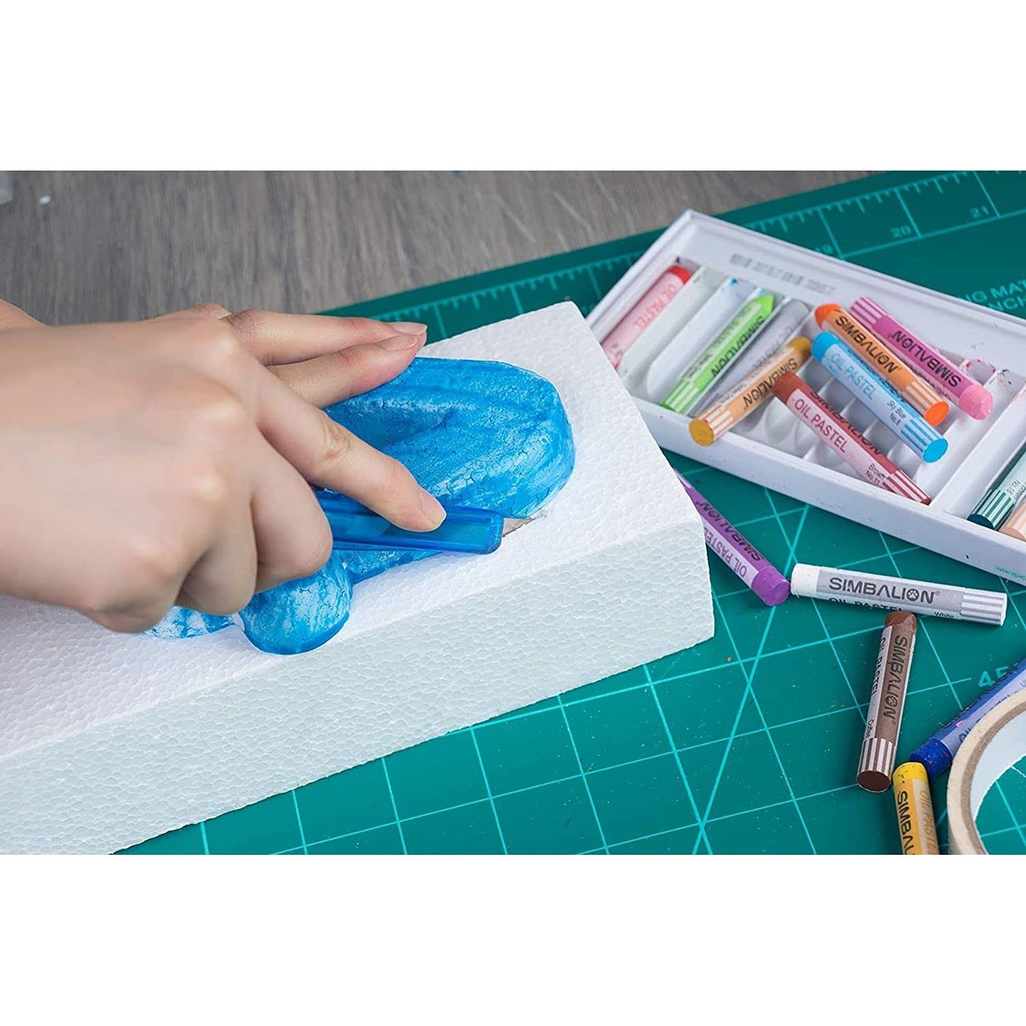 Juvale 6 Pack Foam Blocks for Crafts - Polystyrene Brick Rectangles for Art Sculpting, Flower Arrangements, DIY, Packing (8 x 4 x 2 in)