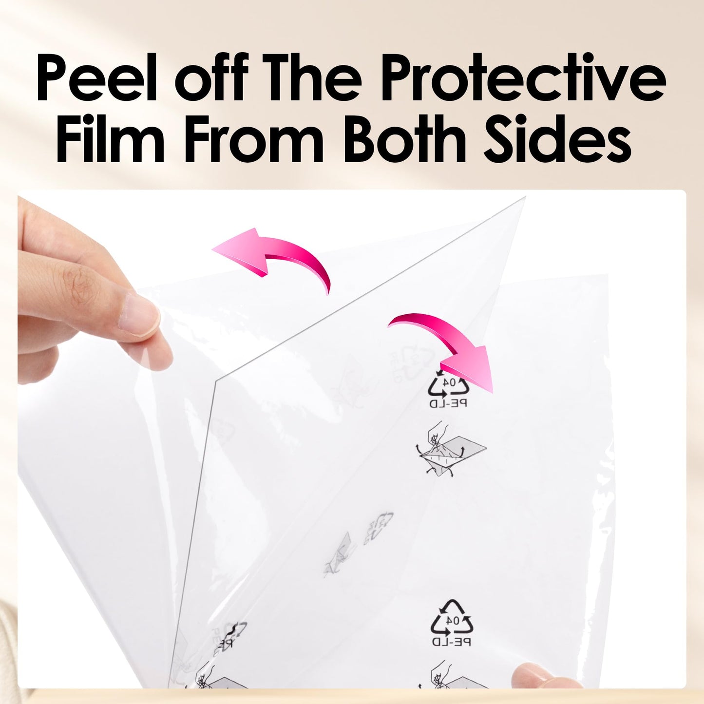 8x10 Picture Frame, Black Photo Frame with HD Plexiglass, Display Pictures 5x7 with Mat or 8x10 Without Mat, Picture Frames Collage for Tabletop or Wall Display, 2 Pack