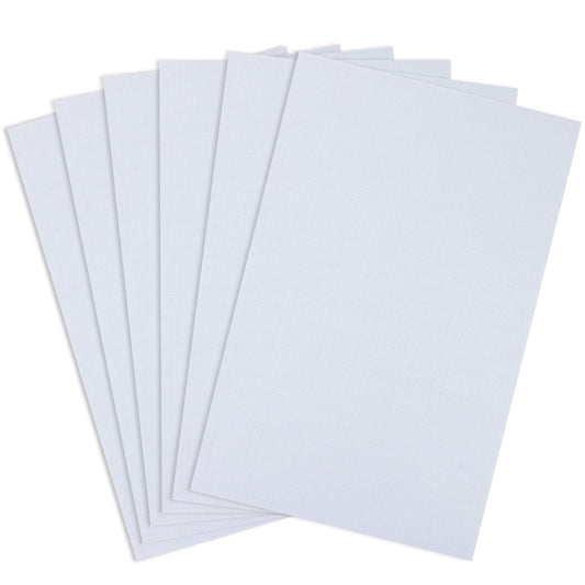 Similane 6 Pieces Aida Cloth 14 Count Cross Stitch Fabric, White, 12 by 18-Inch