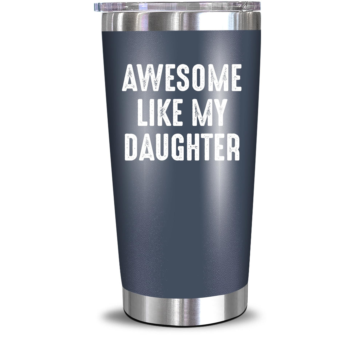 NewEleven Fathers Day Gift For Dad - Cool Dad Gifts From Daughter - Unique Birthday Present Ideas For Father, Husband, Bonus Father, Step Papa, New Papa From Daughter - 20 Oz Tumbler