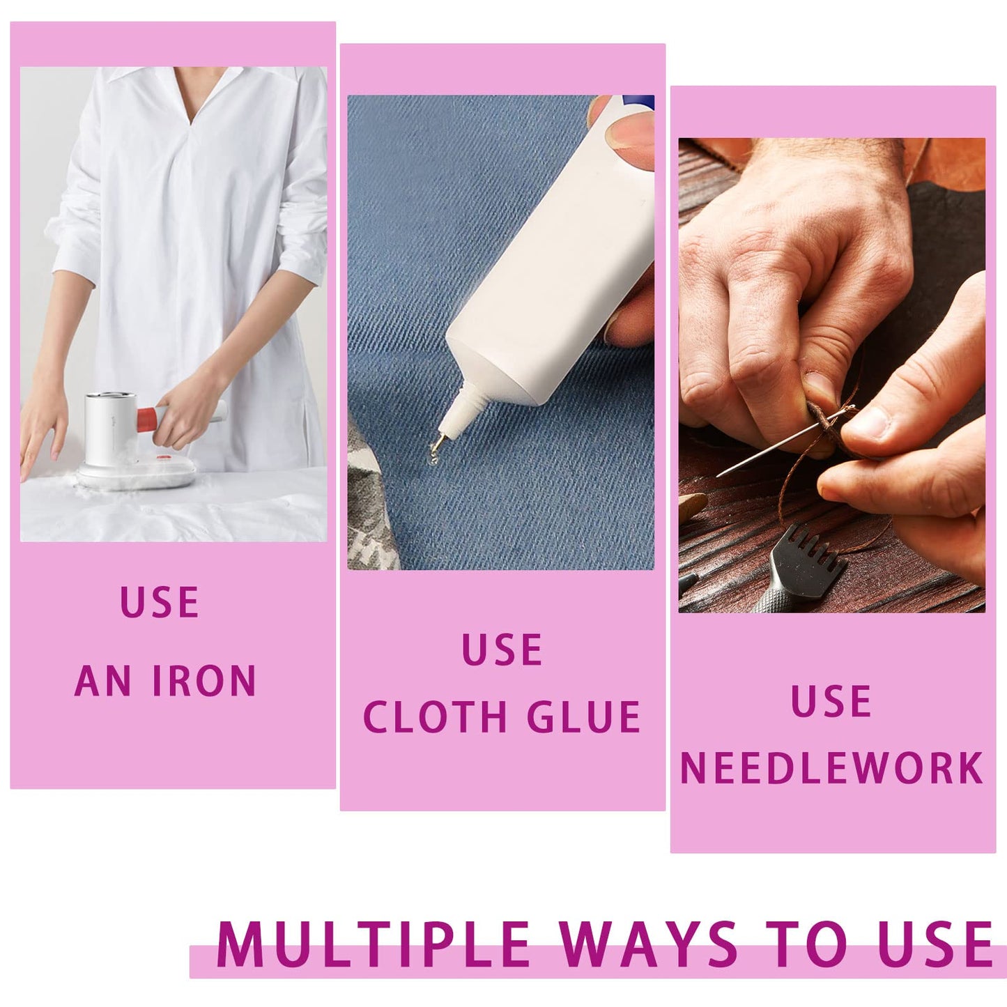 15pcs Mini Flowers Iron On Patches, 13 Patterns Decorative Embroidered Patches, Sew On/Iron On Patch Applique for Jeans, Clothing, Hat, Jacket, Mini Flowers