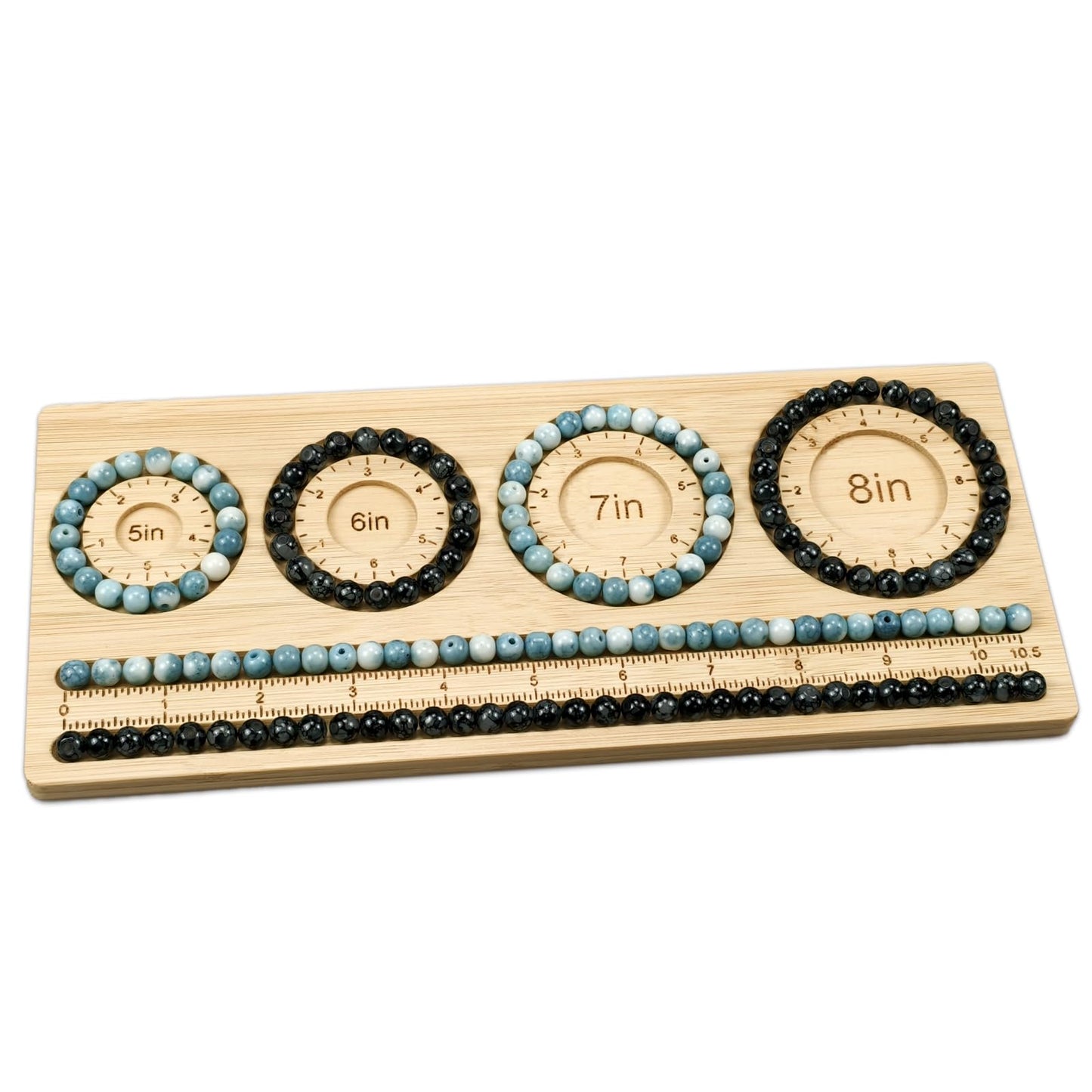 Bead Boards for Jewelry Making, Bamboo Beading Board for Bracelet, Bracelet Bead Board,Jewelry Making Supplies,Beading Tray