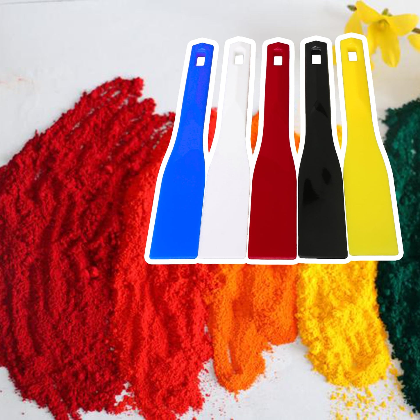 CNBTR 295x45mm Plastic Printing Ink Spatulas Ink Spatulas Scoop Screen Printing Pack of 5