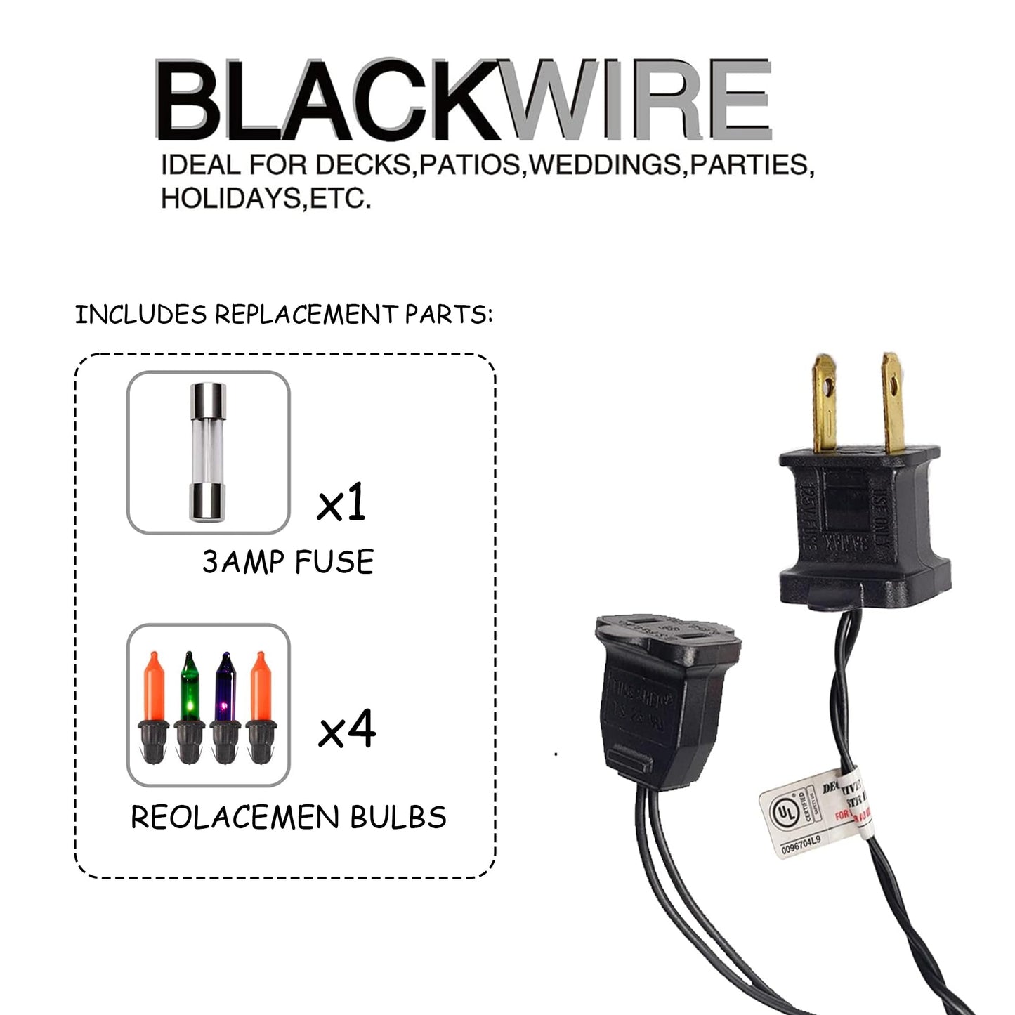 Purple Orange and Green Halloween Lights, 20FT 100 Count Incandescent Mini String Lights, Waterproof Halloween Decorations for Outdoor Indoor Patio Home Party Garden Yard Decor