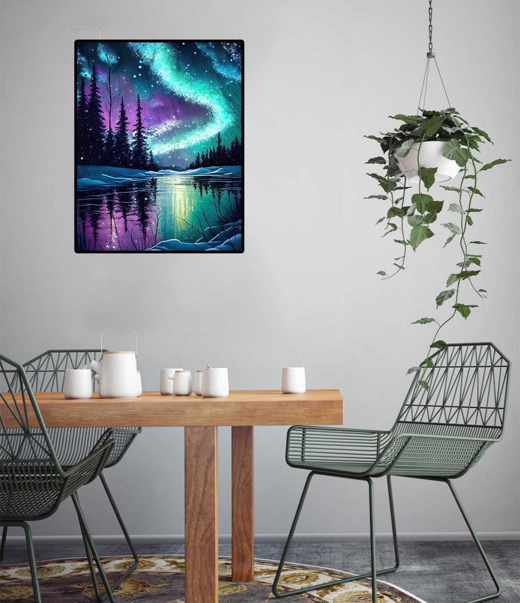 Night Stamped Cross Stitch Kits - Needlepoint Counted Cross Stitch Kits for Beginner Adult Crossstitching Printed Dimensions Scenery Patterns Stitch Embroidery Kits Arts and Crafts