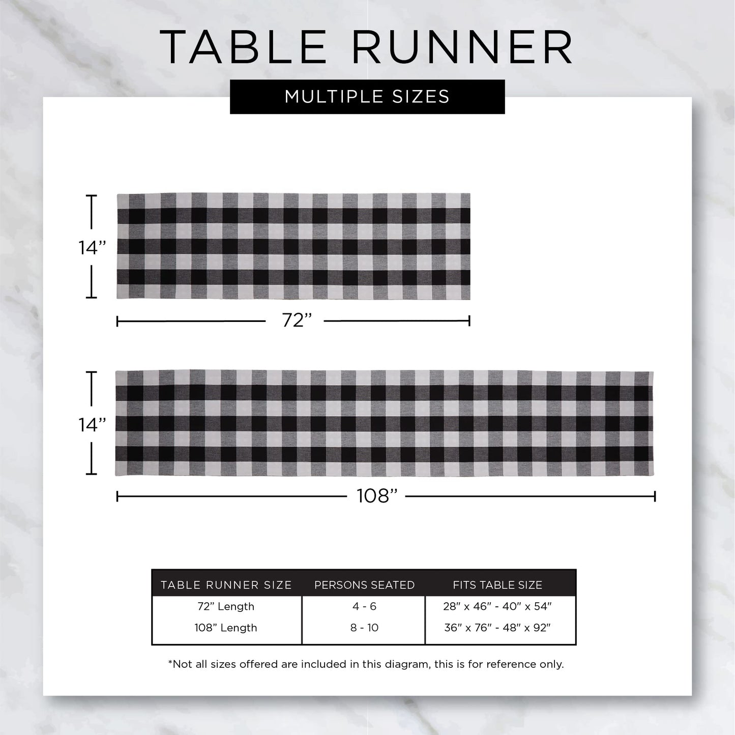 Thanksgiving & Fall Table Decoration Autumn Farmhouse Plaid, Table Runner, 14x108, Pumpkin Spice Orange