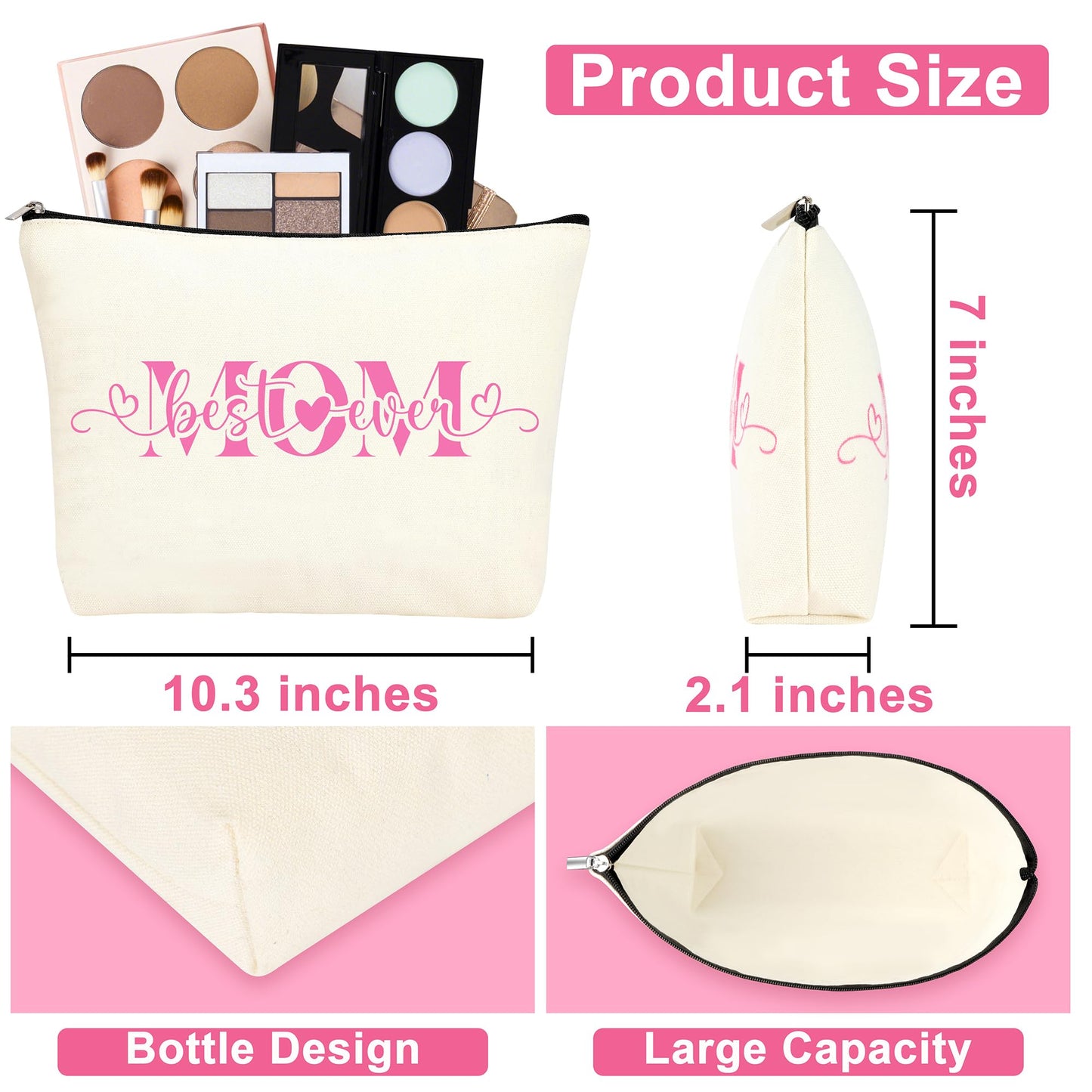 JSENGIFT Mom Gifts, Mothers Day Birthday Unique Gifts for Mom from Daughter Son, Christmas Valentines Day Ideas Present for Mother Set of 7