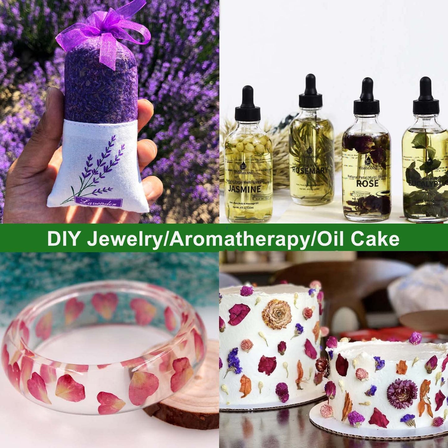 9 Bags Set Dried Flowers - Candle Making Soap Making DIY Candel Natural Flowers-Lemon,Lily,Don't Forget Me,Lavender,Mint Leaf,Rose Petal, Red Rose,Globe Amaranth,Chrysanthemum.