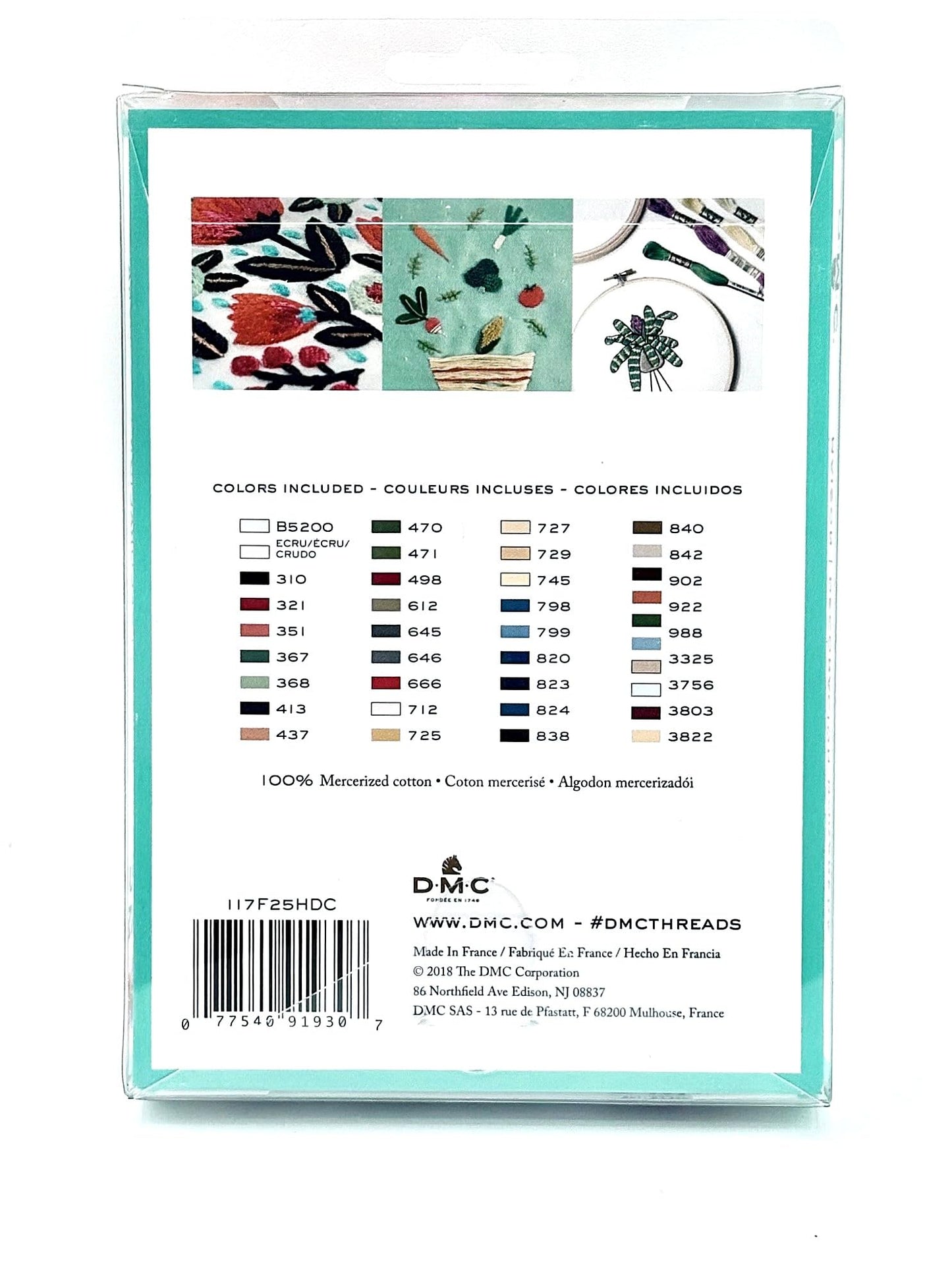 DMC 117F25HDC Embroidery Floss Pack 8.7yd, Home Decor 36/Pkg