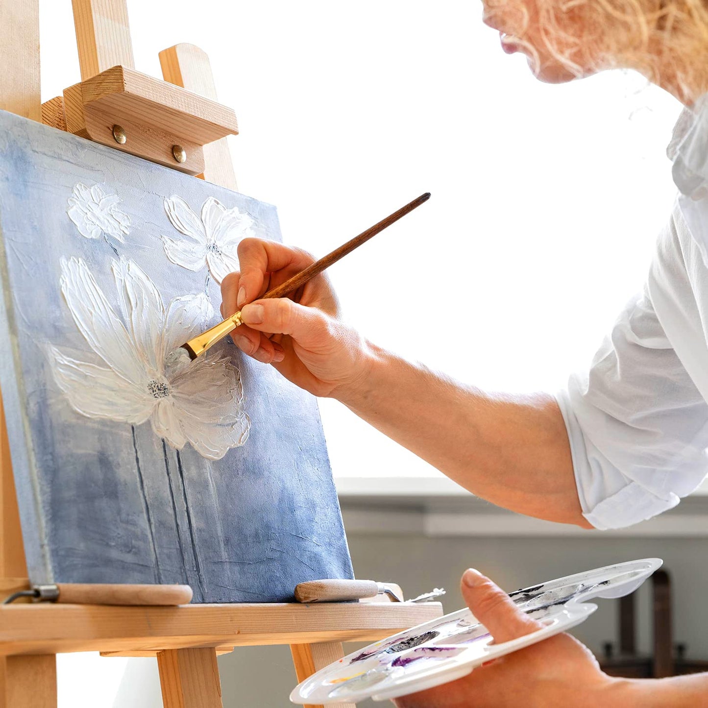 Oil Paint Set 12 Color x12ml / 0.4 Fl Oz Tubes Non-toxic Oil Based Paints for Artists Craft Painting Supplies for Beginners