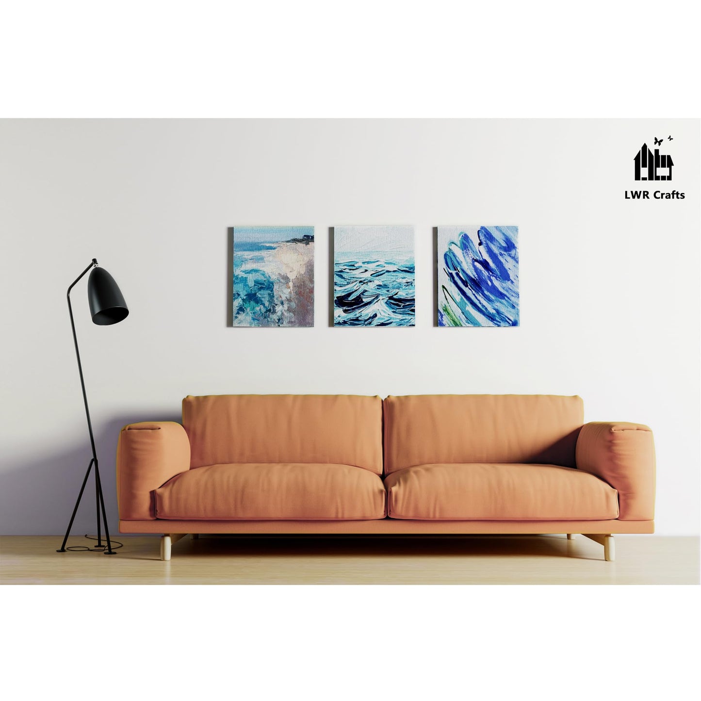 CRAFTS Stretched Canvas 6" X 8" Pack of 6