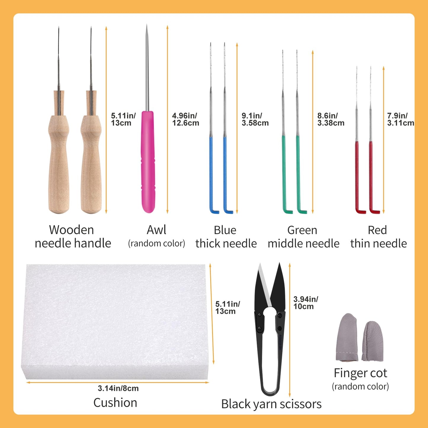 Needle Felting Kit, 24 Colors Wool Roving (5g/Color), Complete Needle Felting Starter Kit with Needle Felting Supplies Wool Fibre Spinning Craft Felting Kits for Beginners