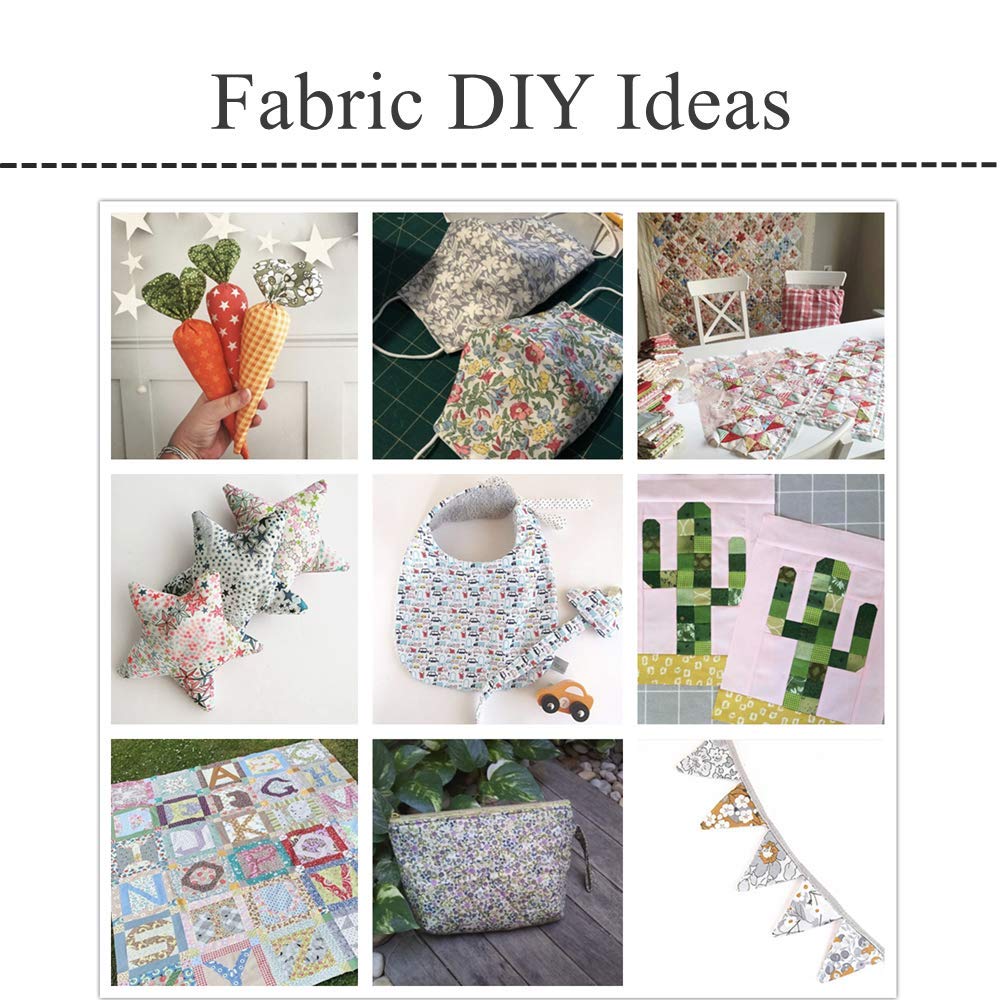 12 x 12 inches Print Cotton Precut Craft Fabric Bundle Squares for DIY Sewing Scrapbooking,Quilt Fabric Squares for Masks (30cm x 30cm) 28Pcs