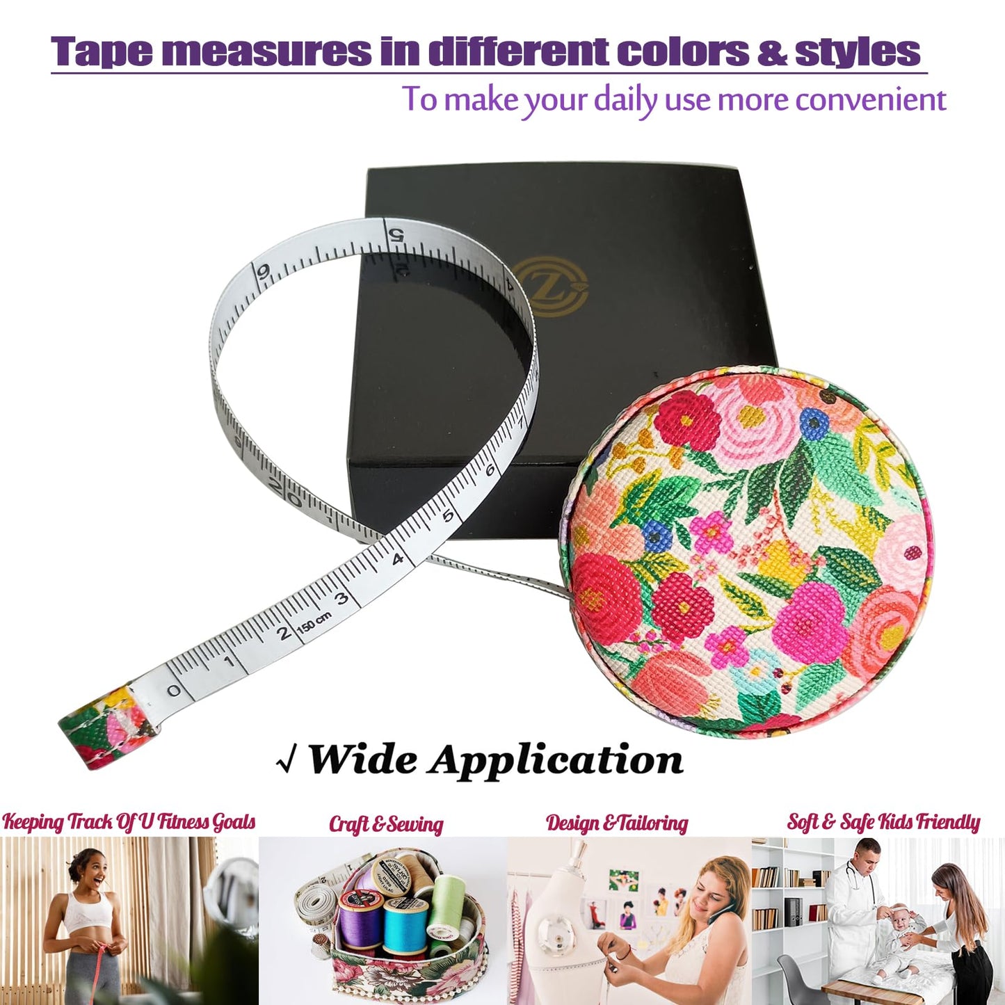 Tape Measure for Body Measuring Fabric Sewing Tailor Ruler Flexible Soft Pocket Small Mini Body Measurement Cloth Measuring Tape 60 Inch Premium Leather Retractable Tape Measure