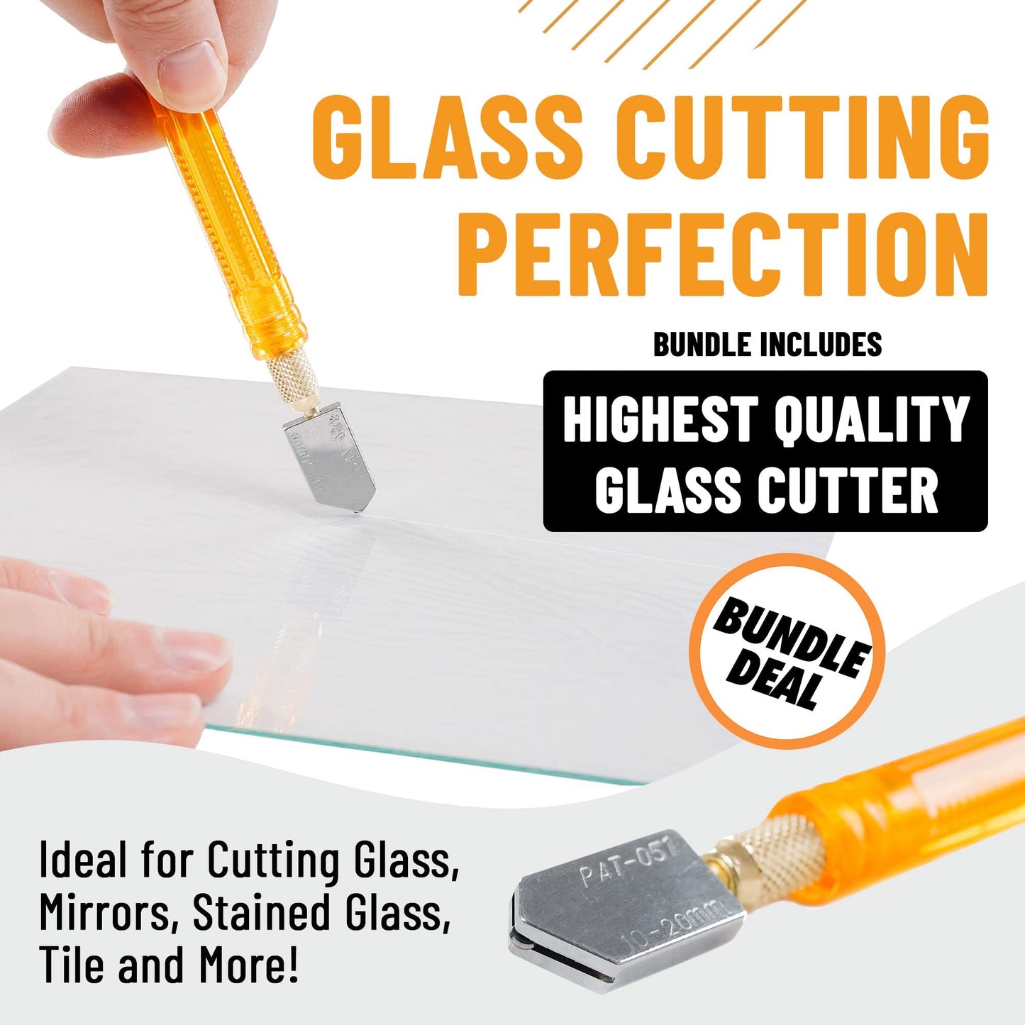 Home Pro Shop Premium Glass Bottle Cutter Kit - DIY Glass Cutter for Bottles - Beer & Wine Bottle Cutter Tool with Safety Gloves & Accessories (All in One)