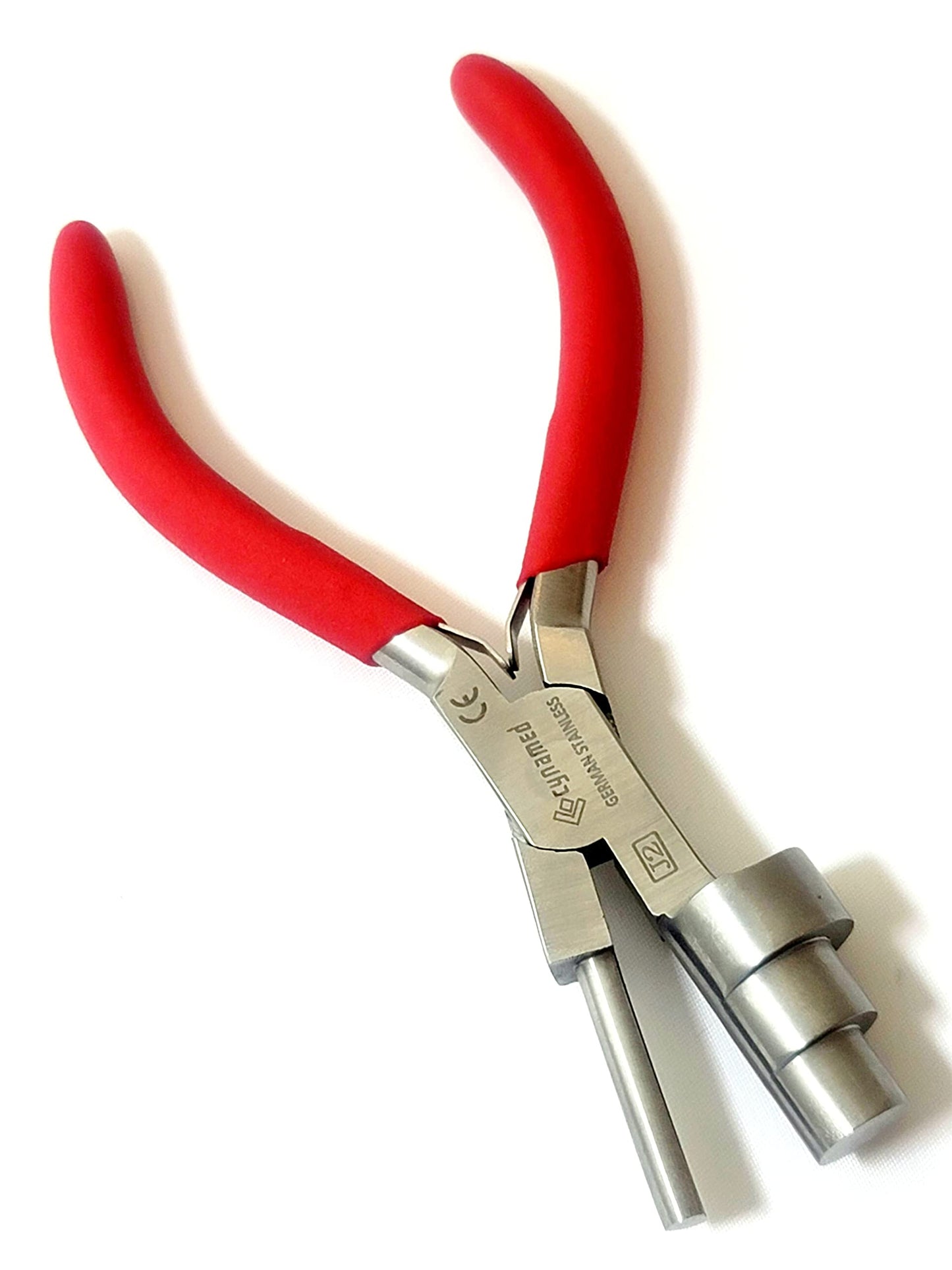 Heavy Duty Bail Making Pliers,6 IN 1 Wire Looping Forming Pliers, BIG SIZE LOOPING PLIERS 13,16 & 20MM,SMALL LOOPING PLIER, 5, 7,10MM Anti Slip comfort grip handle