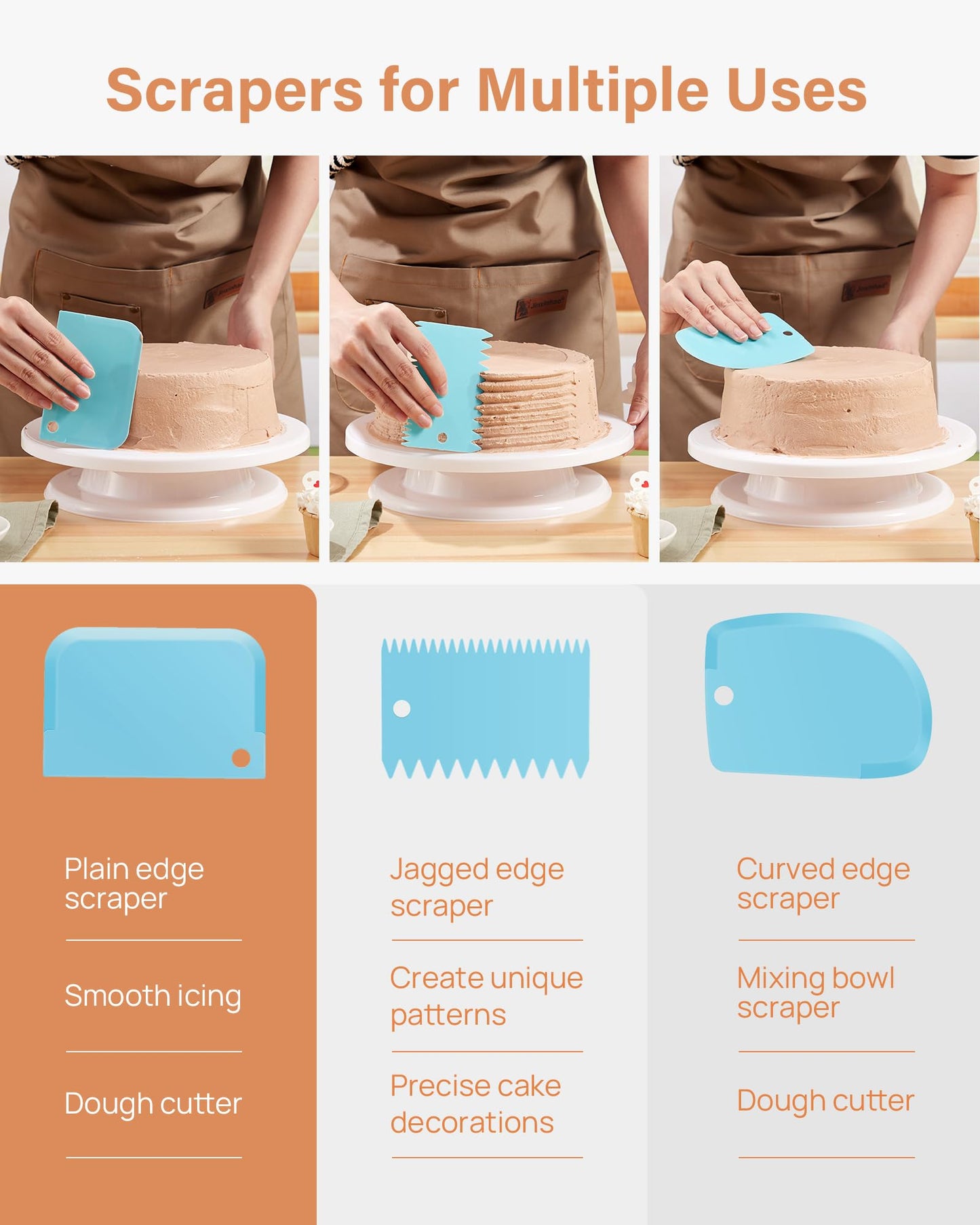 Kootek 90 PCs Piping Bags and Tips Set, Cake Decorating Supplies Kit with 55 Numbered Icing Piping Tips, 20+2 Pastry Bags for Cake Cupcake, Frosting Piping Kit with Booklet and eBook