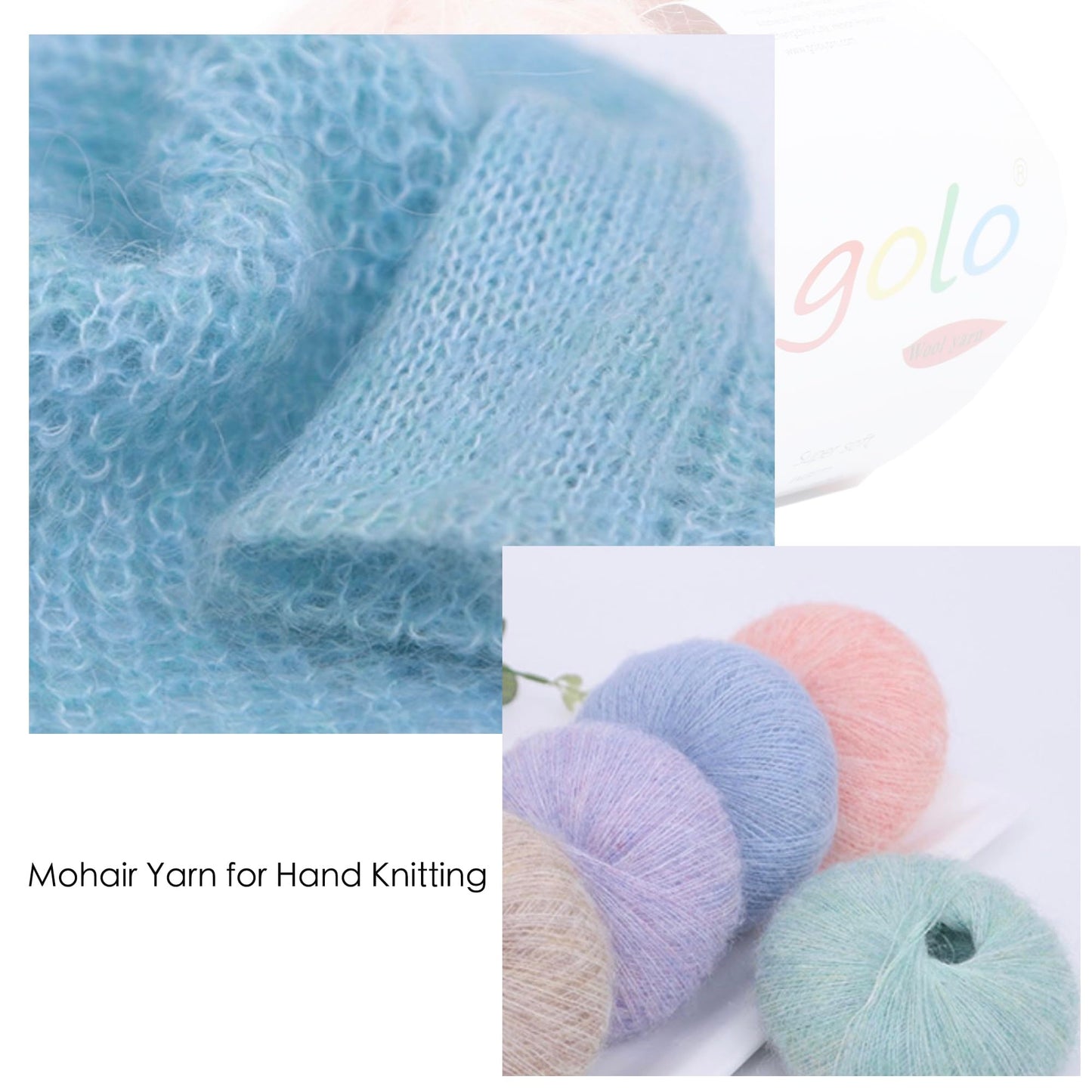 golo Cashmere Yarn for Weaving Mohair Yarn for Hand Knitting Wool Yarn for Weaving