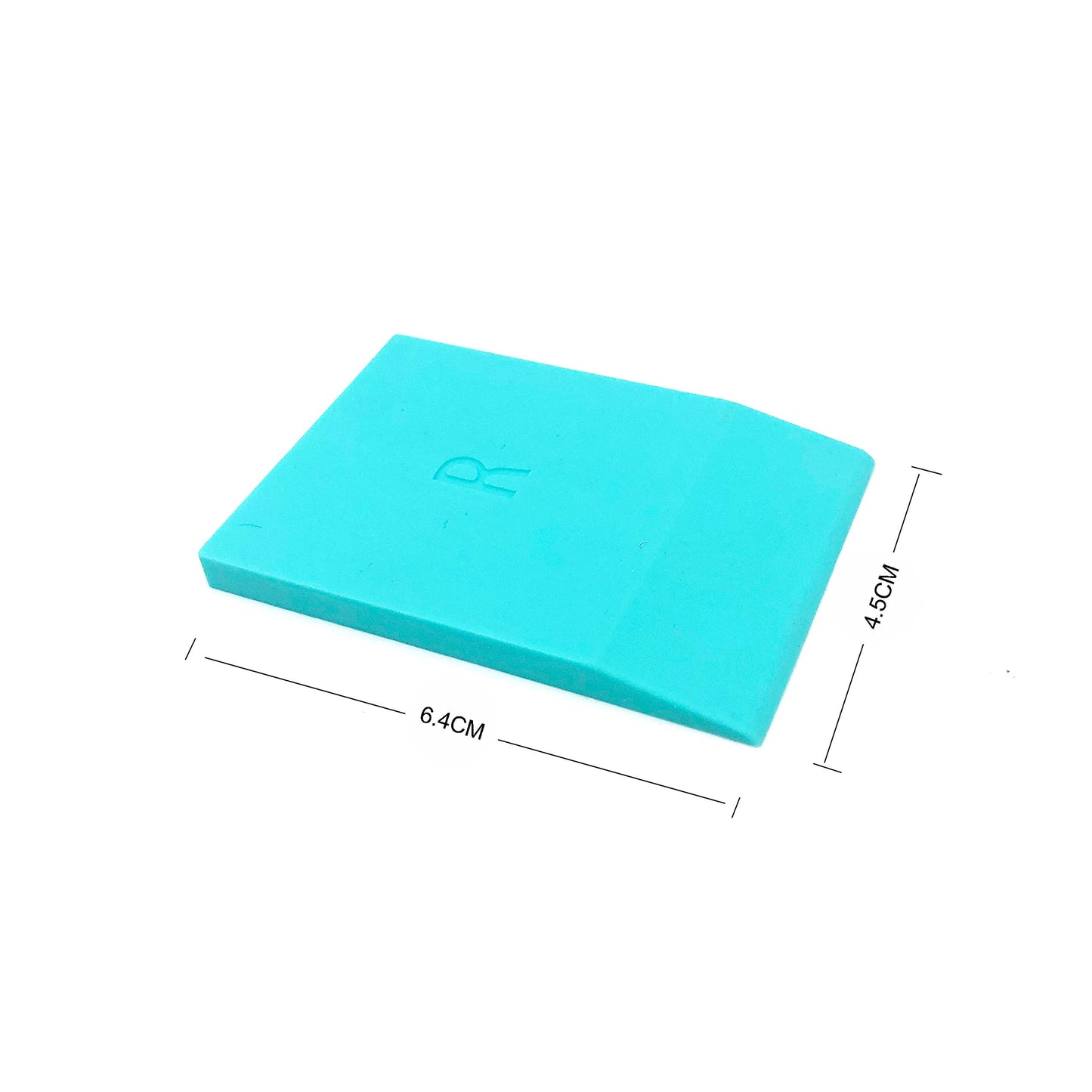 JAJADO 5 Packs Mini Squeegee, Silk Printing Squeegees for Chalk Paste, Self-Adhesive Stencil Screen Scraper Printing Tool Small Squeegee Turquoise Silicone for Transfer Chalk Paint Stencil Ink