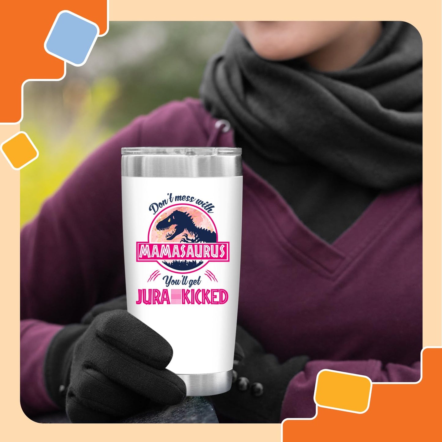 NewEleven Gifts for Mom – Birthday Gifts for Mom from Daughter, Son, Kids, Husband – Unique Wife Gift – Present Ideas for Mother, Mother-in-Law, New Mama – 20 Oz Tumbler