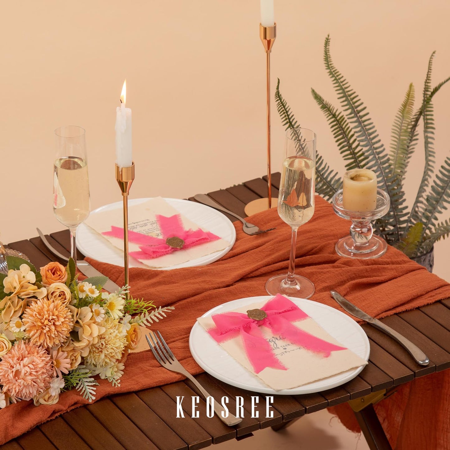 Hot Pink Pastel Pink Handmade Chiffon Ribbon,1.5" x 21Yd Frayed Silk Ribbons for Wreaths Bridal Flower Bouquet Christmas Gift Wrapping Wedding Decor Invitations Decorations (7Yards X 3 Rolls)