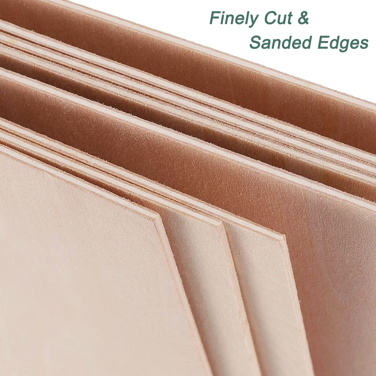 LINSHRY Basswood Sheets 1/16, 5 Pcs 12x8 Inch Thin Plywood Wood Sheets for Architecture Model, Engraving, Creative Painting or School DIY Projects
