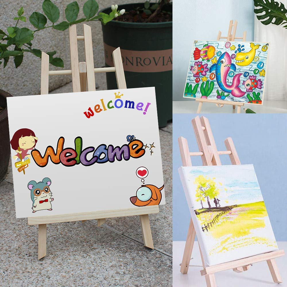 12 inch Tabletop Display Artist Easel Stand, Art Craft Painting Easel, Wooden Easel Apply to Kids Artist Adults Students Classroom Etc.