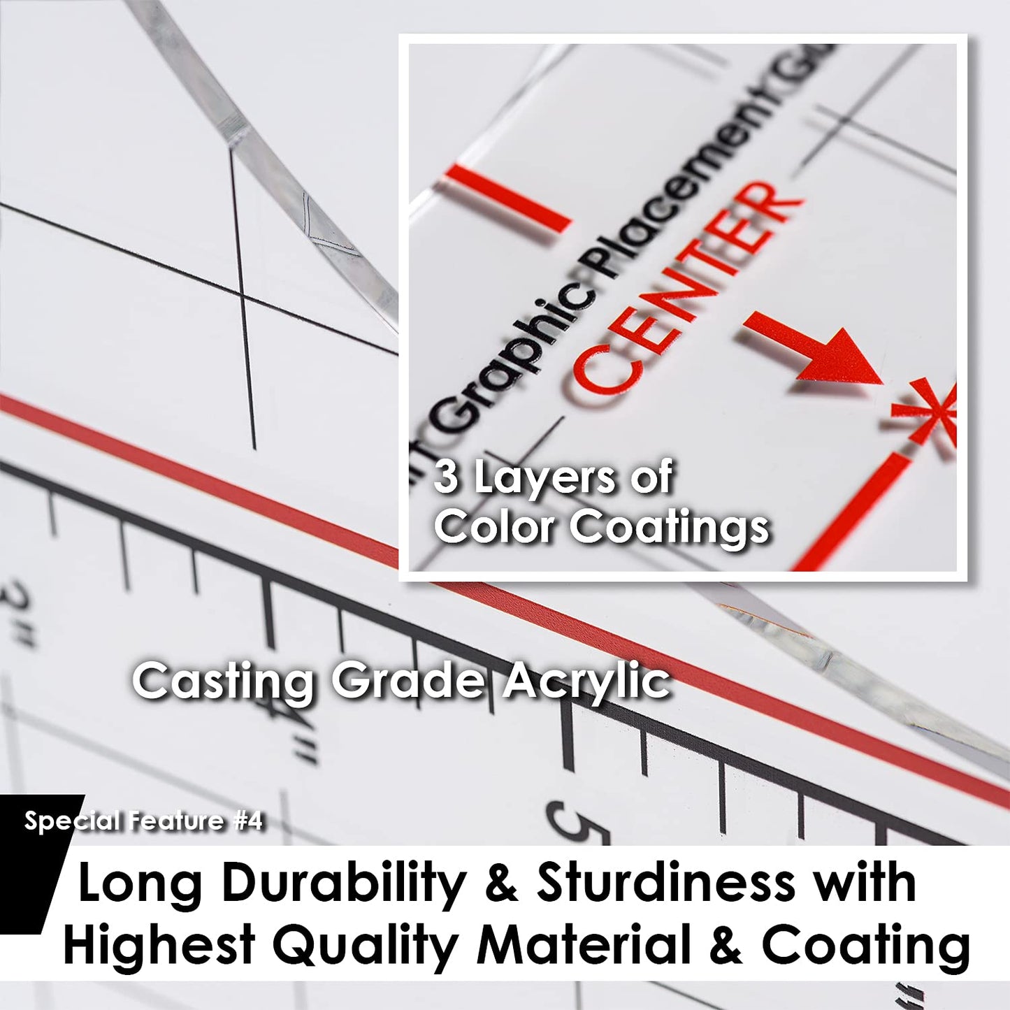 Standard Size - Tshirt Ruler Guide Vinyl Alignment, Shirt Measurement Tool Placement Center Design, DTF Template, Left Chest Logo Pocket, Accessories for Cricut, Heat Press Sublimation, HTV Transfer