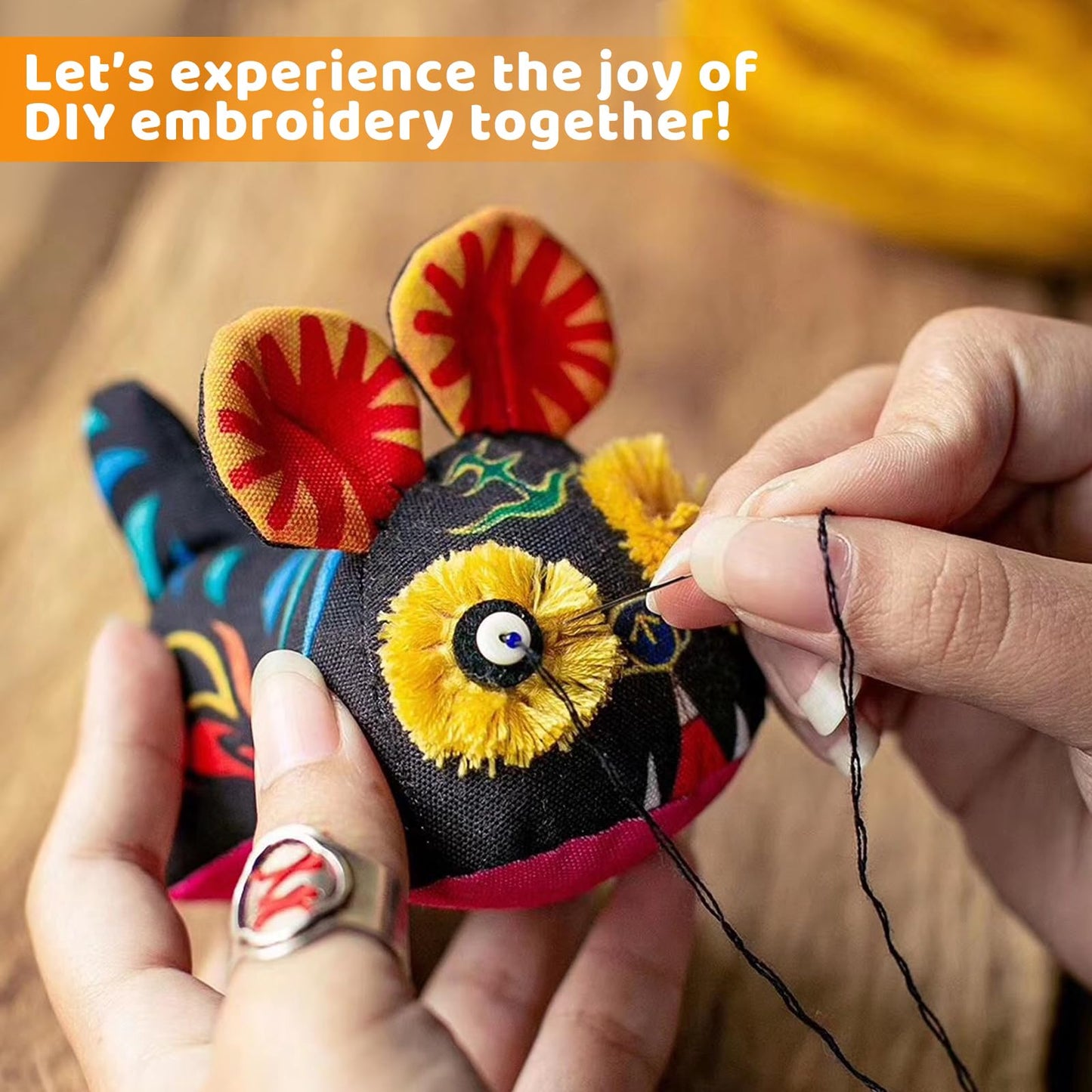 Cross Floss Stitch Thread, Embroidery Cross Floss, Embroidery Thread Floss Set Including Plastic Floss Bobbins, Needle Threader, Hand Sewing Needle for Embroidery