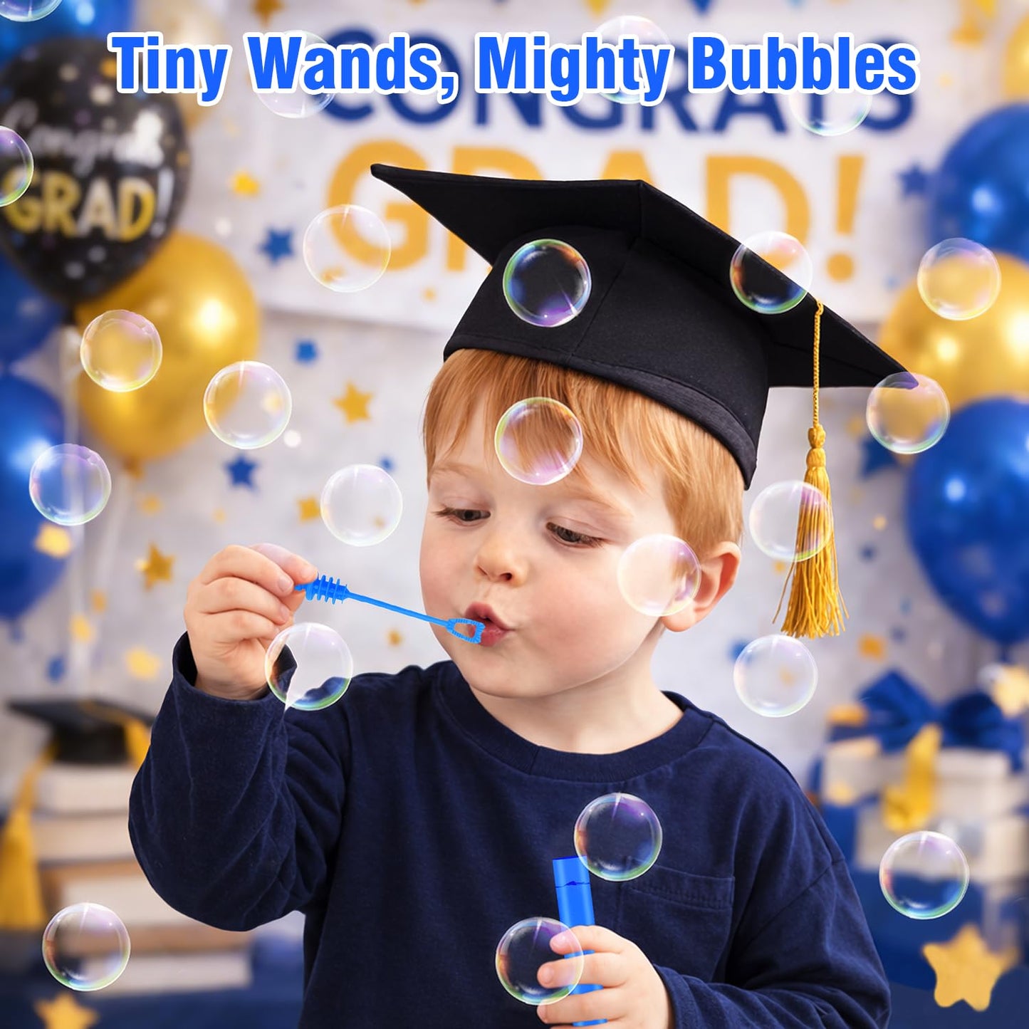 Graduations Bubbles 20-64 PCS, Grad End of School Party Favors Goodie Bag Stuffers for Kid, Preschool Kindergarten Graduation Gifts for Boy Girl, Class of 2026 Gift Decorations for High School Student