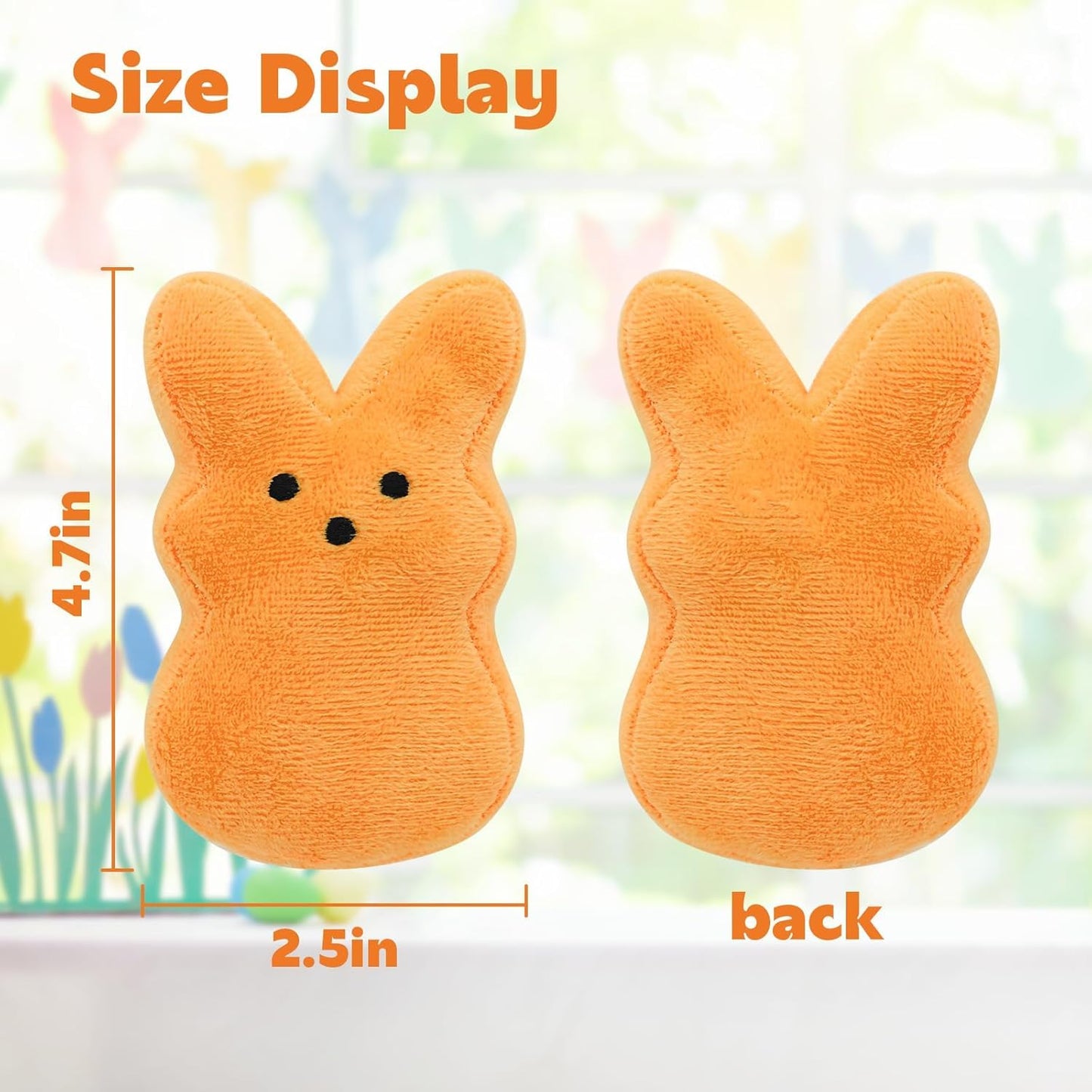 12 PCS Easter Bunny Plush Toys Decorations, Cute Animal Bunny Stuffed Doll, Party Favors and Classroom Prize Supplies, Easter Basket Stuffers Gift for Girls Boys