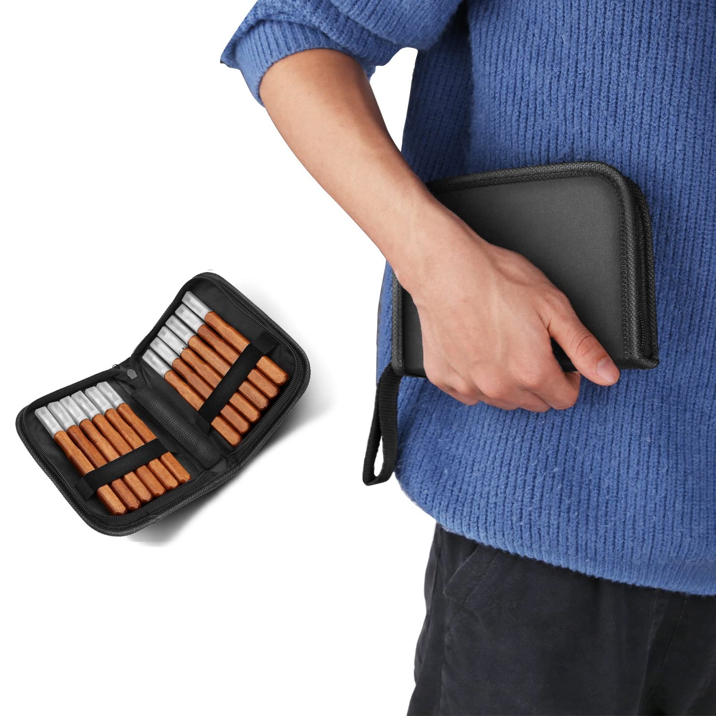 Wood Carving Tools, Adevena 12 Set SK2 Carbon Steel Sculpting Knife Kit for Beginners & Professions