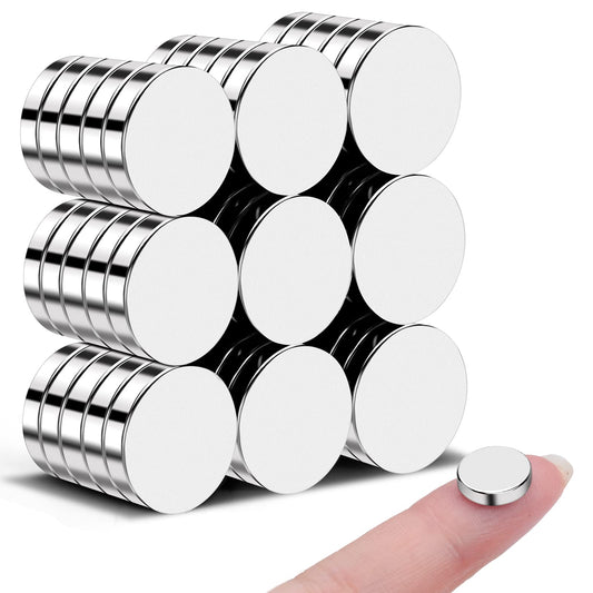 VSKIZ 45 PCS Refrigerator Magnets, 12x3mm Small Round Rare Earth Magnets for Crafts, DIY, Fridge, Whiteboard, Office, Dry Erase Board