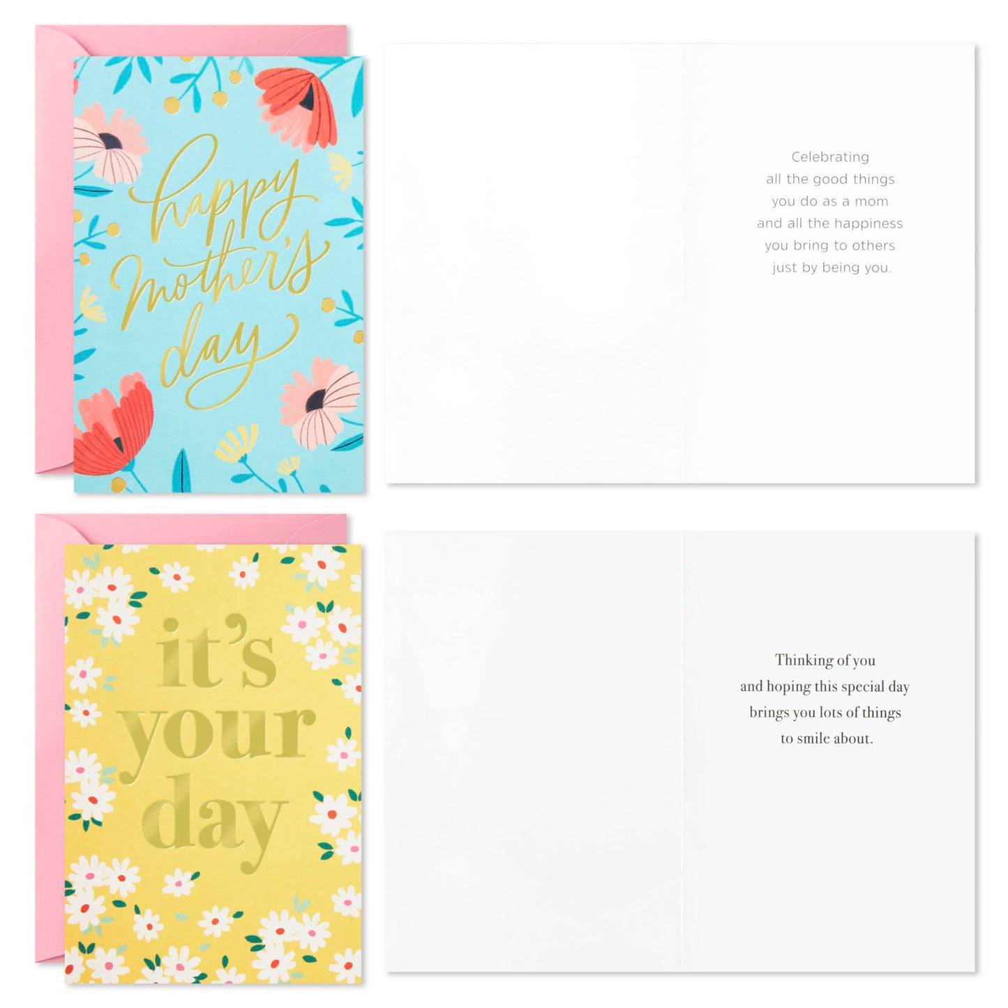 Hallmark Mothers Day Cards Assortment, Mother's Day Wishes (36 Cards with Envelopes)
