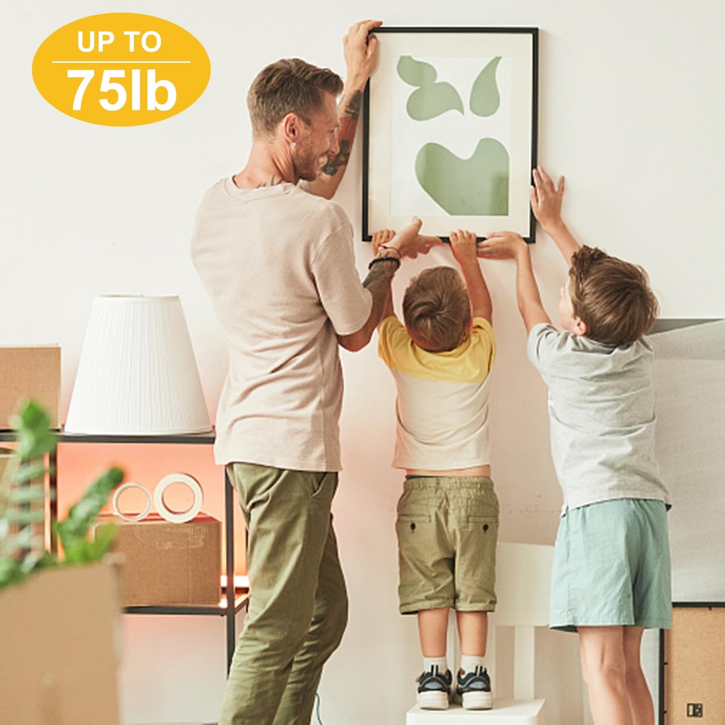 330pc Picture Hanging Kit - Wall Hangers, Nails, Wire, Screw Eyes, D Rings & Tool for Frame & Canvas Mounting