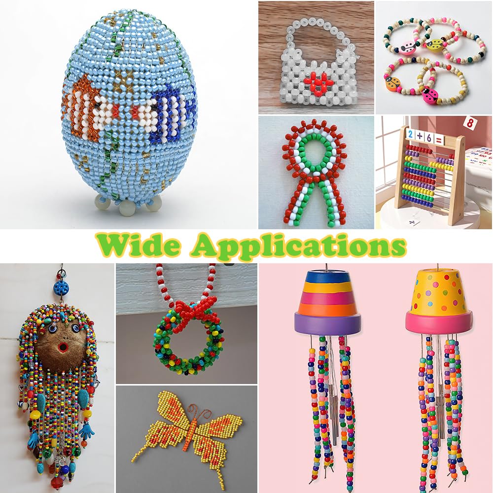 1000pcs Pony Beads,Beads for Bracelets, Bracelet Beads, Colorful Beads