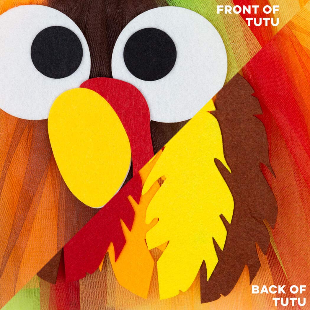 Gone For a Run Turkey Trot Running Tutu Skirt for Women | Adult Tutus | Lightweight| Running Costume Tutu | Turkey Skirt Tutu