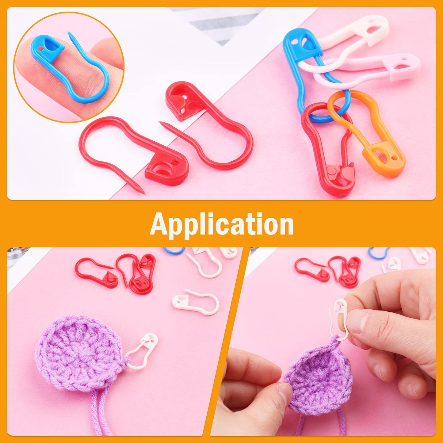 Kollase Stitch Markers, Crochet Markers, Stitch Markers for Crocheting, Crochet Accessories, Stitch Markers for Knitting and Crocheting, Crochet Accessories and Supplies