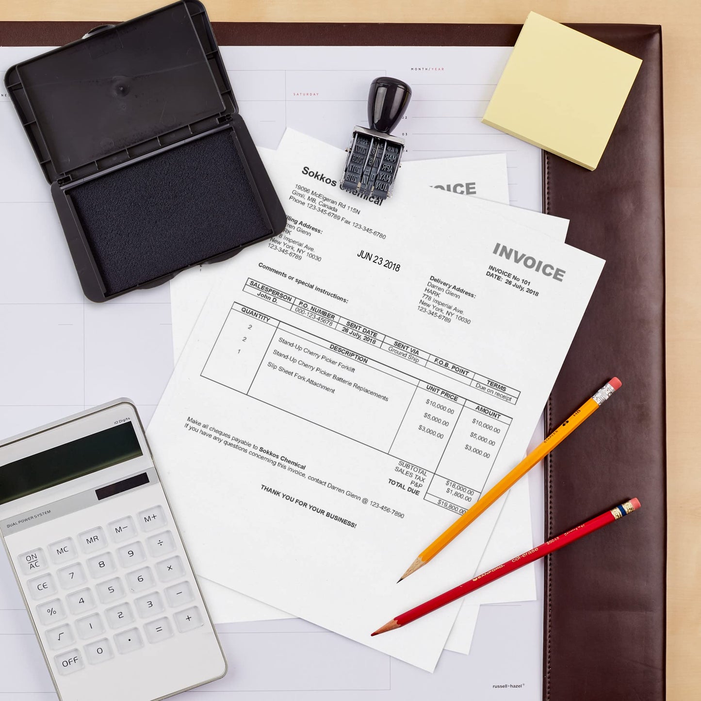 Avery Carter's Foam Stamp Pad, 2.75 x 4.25 Inch, Black, 1 Pad (21381)