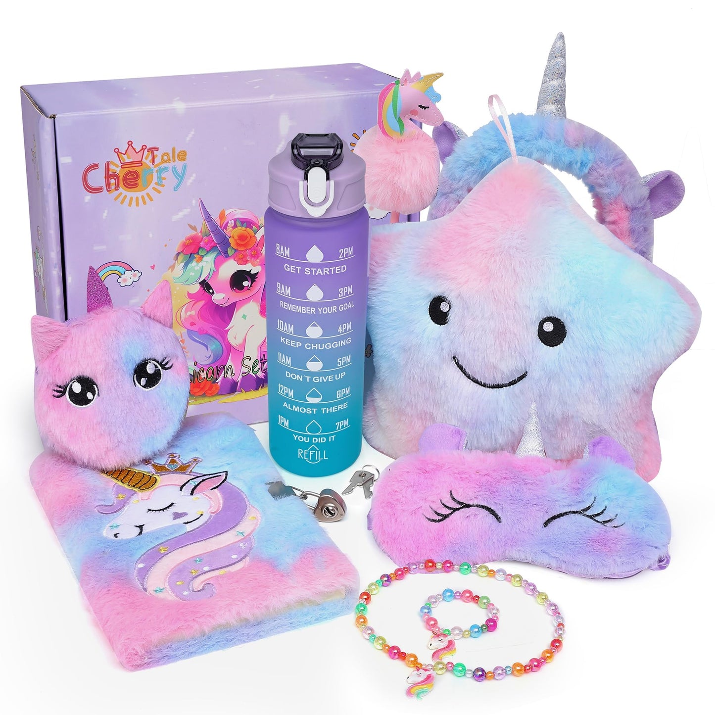 Cherry Tale Unicorn Gifts for Girls Age 6-8, Kindergarten Graduation Gifts for Girls, Unicorn Toys Birthday Gifts for Preschool Daughter Niece 5 6 7 8 9 10 Year Old