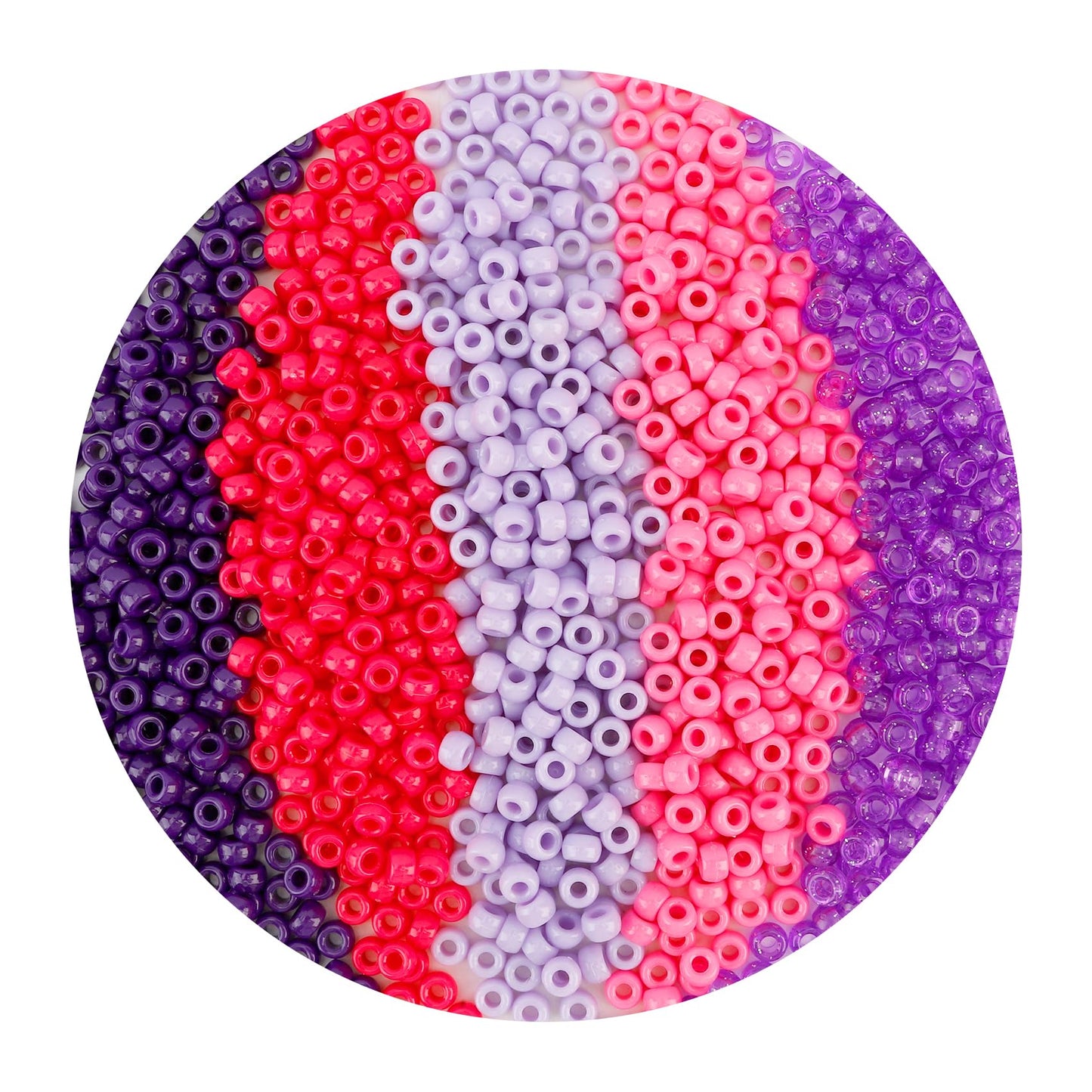 QPIXVB 1100pcs Pony Beads,Craft Beads,Hair Beads,Purple Beads for Bracelets,Christmas Beads,Small Bulk Beads,Beads & Bead Assortments,Bracelet Beads,Kandi Bracelet,Cuentas Para Pulseras