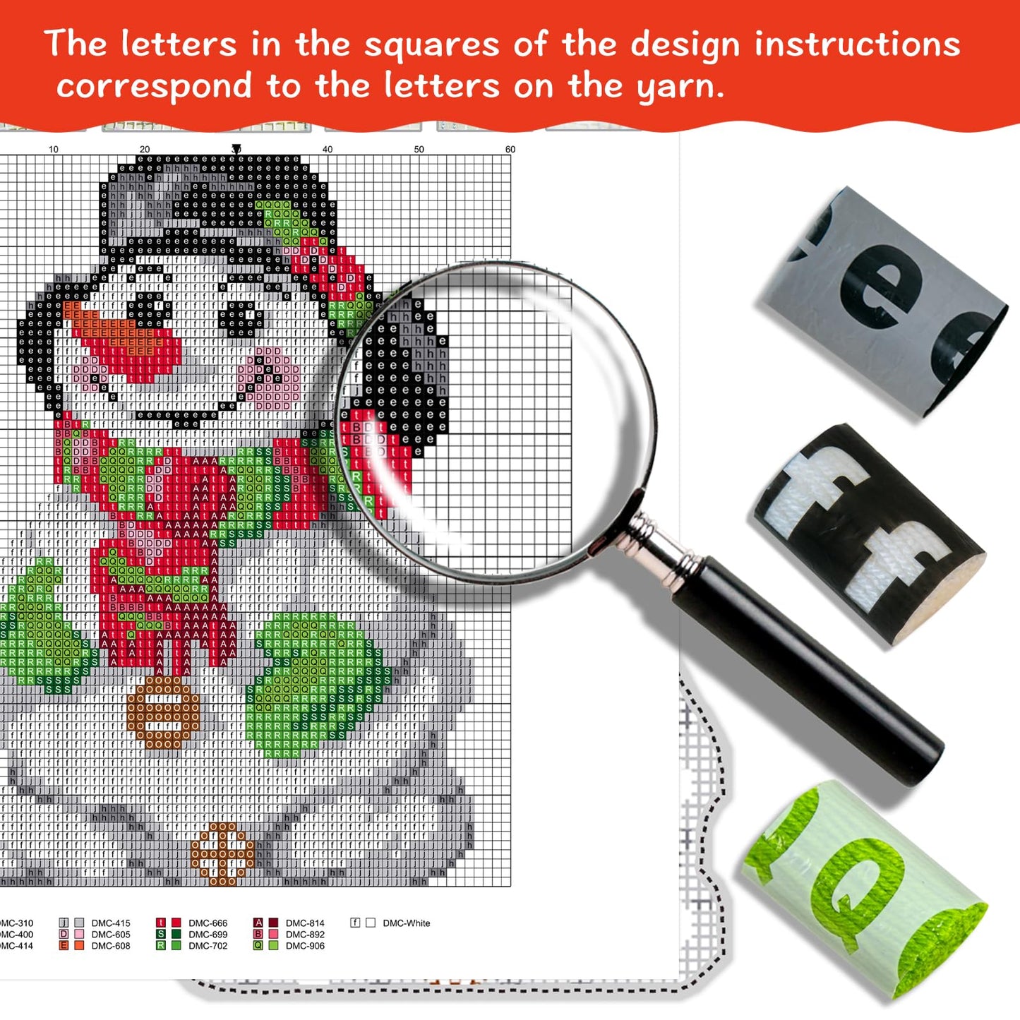 Christmas Latch Hook Kits, Snowman Latch Hook Kits Rug with Pattern Printed Crochet Needlework Crafts for Kids/Adults, 20.4X15inch/52X38Cm